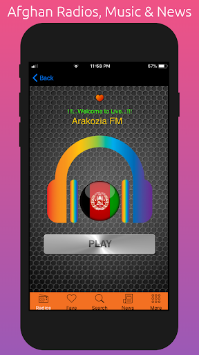 اسکرین شات 6 برنامه Afghan All Live Radios, Music, News & Media Online