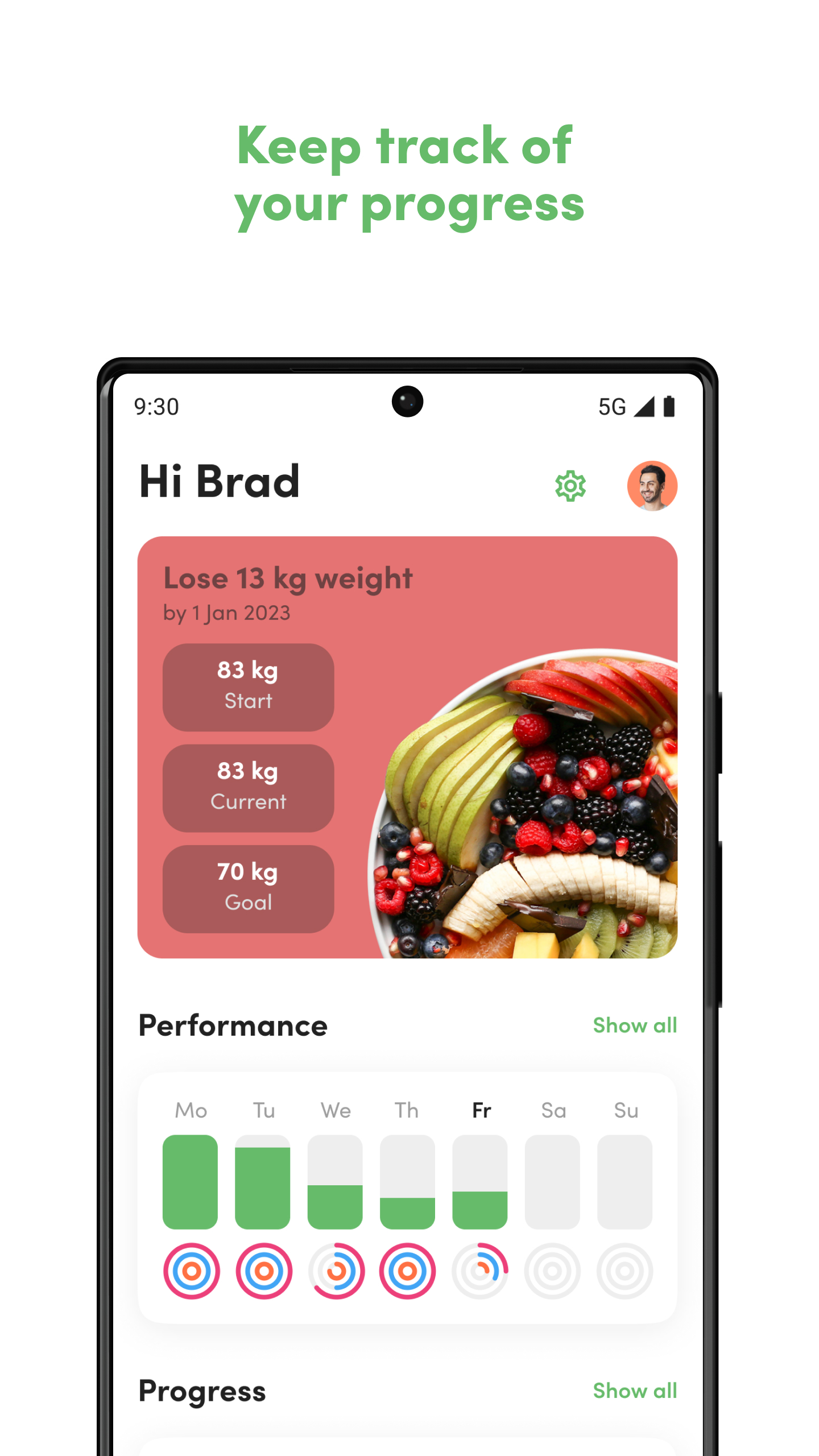 اسکرین شات 7 برنامه Calorie, Carb & Fat Counter