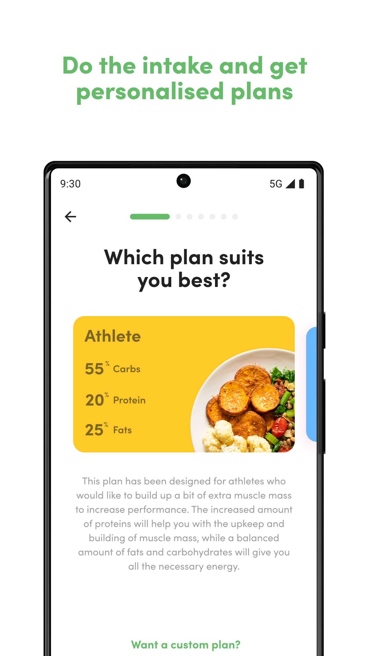 اسکرین شات 3 برنامه Calorie, Carb & Fat Counter