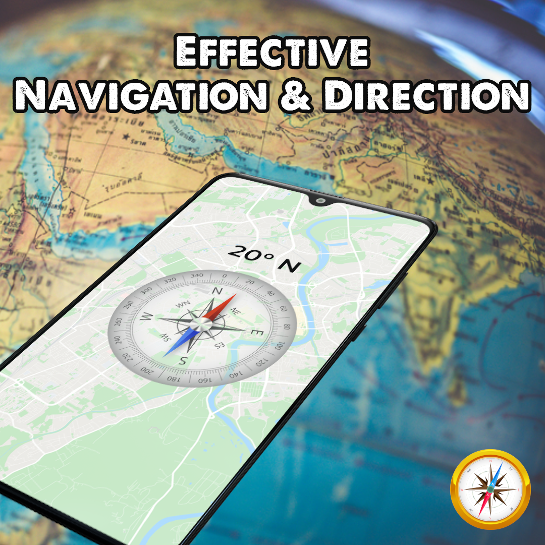 اسکرین شات 2 برنامه Pro Compass - Easy Compass