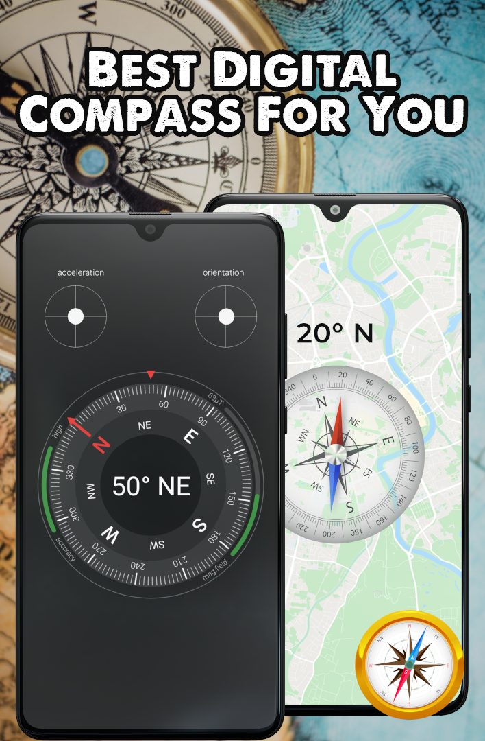اسکرین شات 8 برنامه Pro Compass - Easy Compass