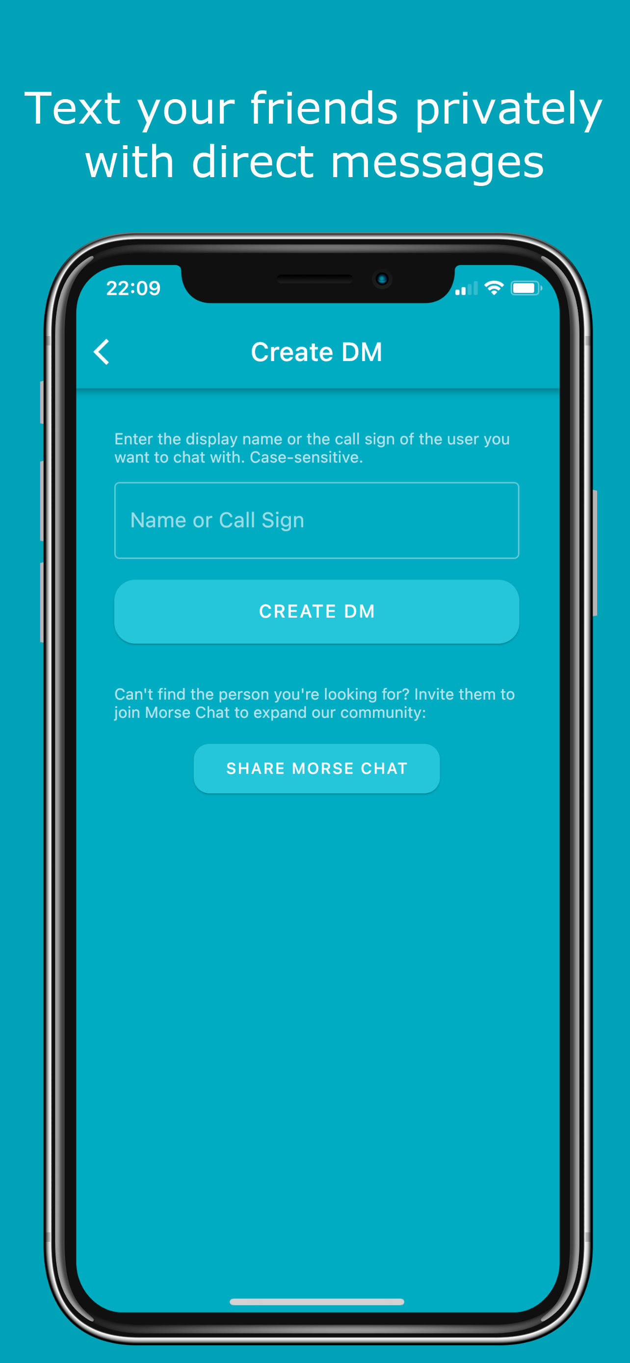 اسکرین شات 4 برنامه Morse Chat: Talk in Morse Code
