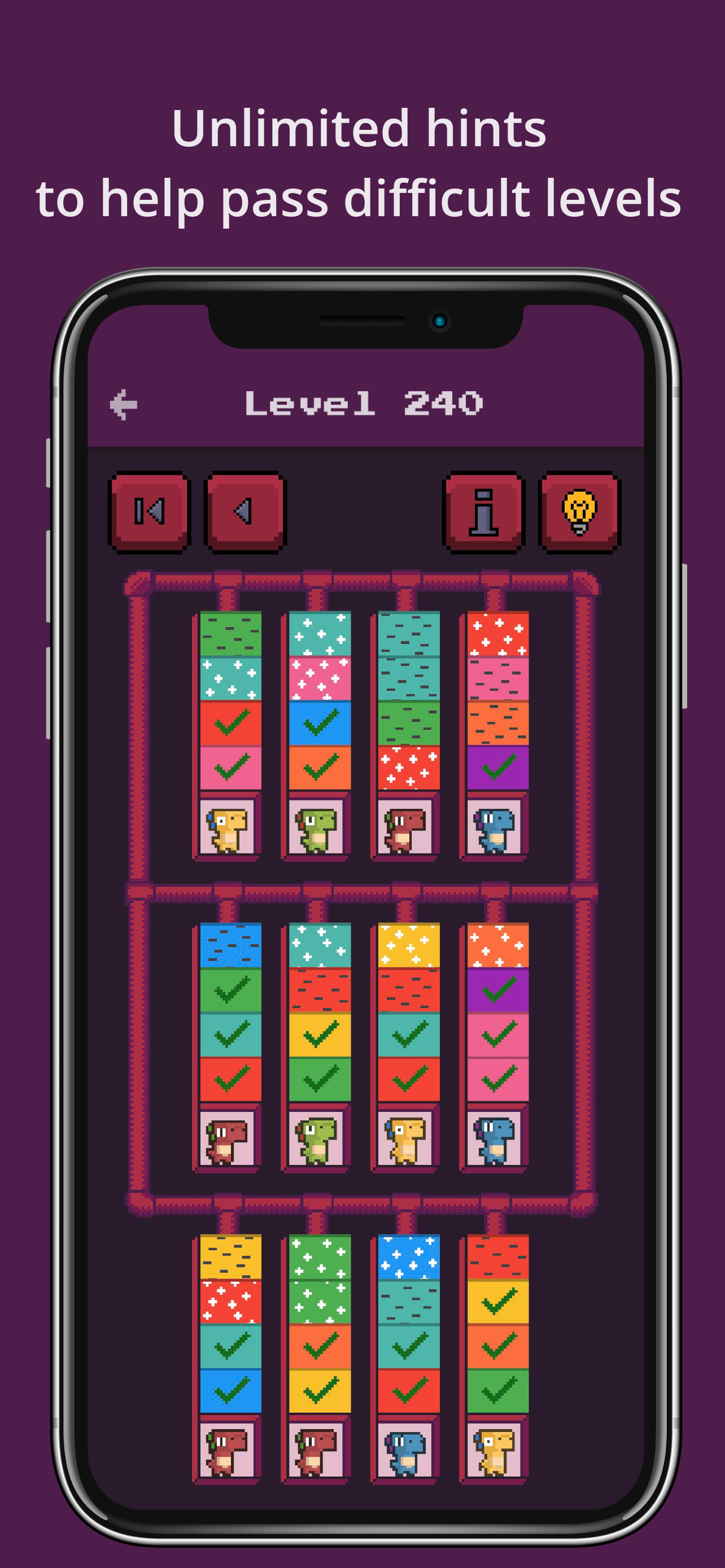 اسکرین شات 3 بازی Sorting Puzzle: Save the Dinos