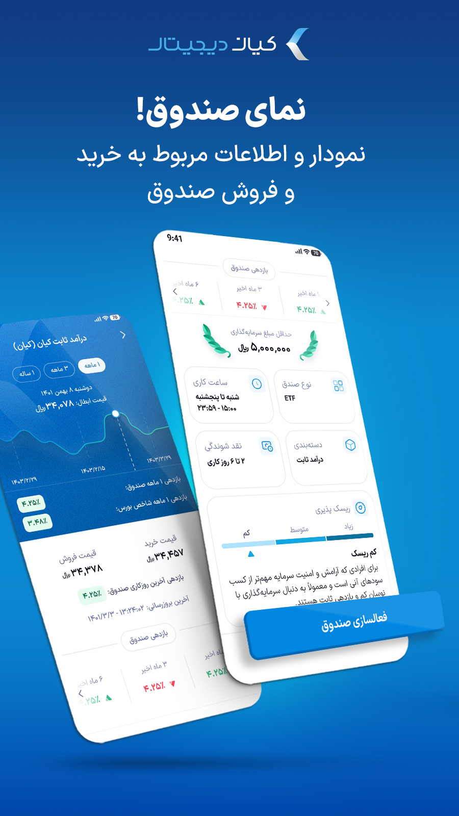 اسکرین شات 4 برنامه کیان دیجیتال | سرمایه‌گذاری آنلاین
