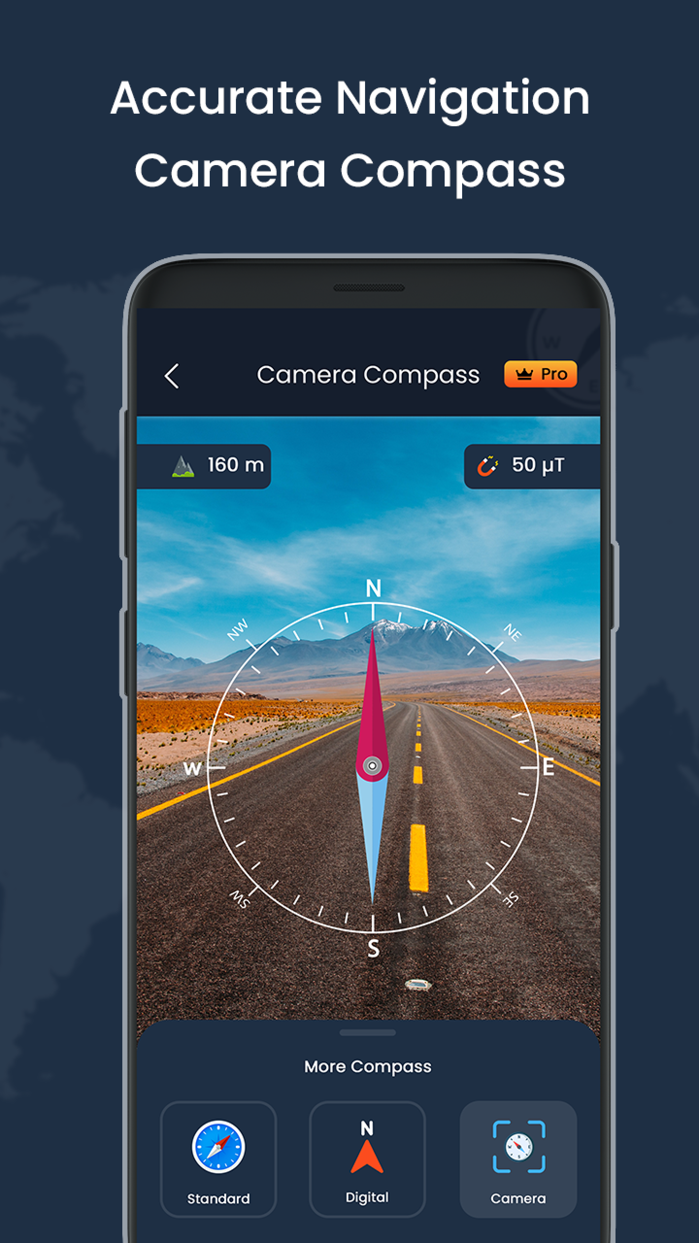 اسکرین شات 7 برنامه Digital Compass & Weather LIVE