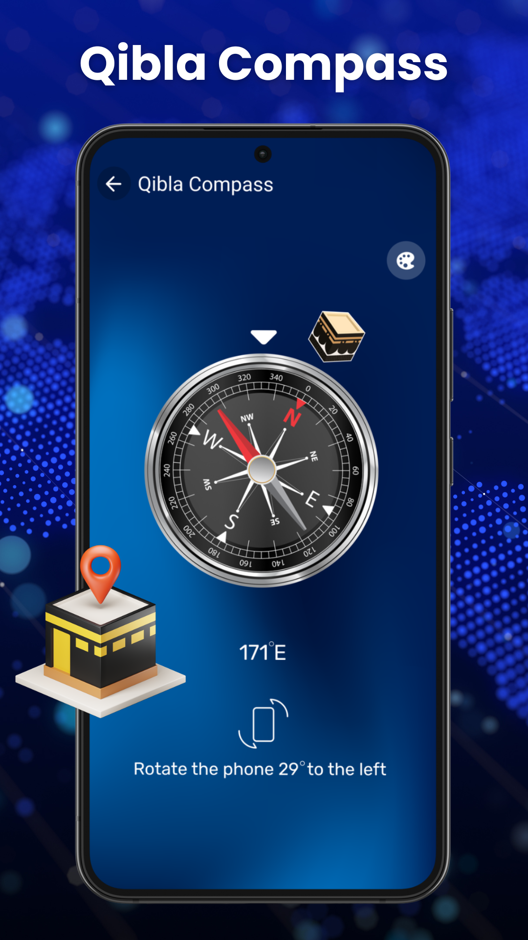 اسکرین شات 2 برنامه Compass App: Accurate Compass