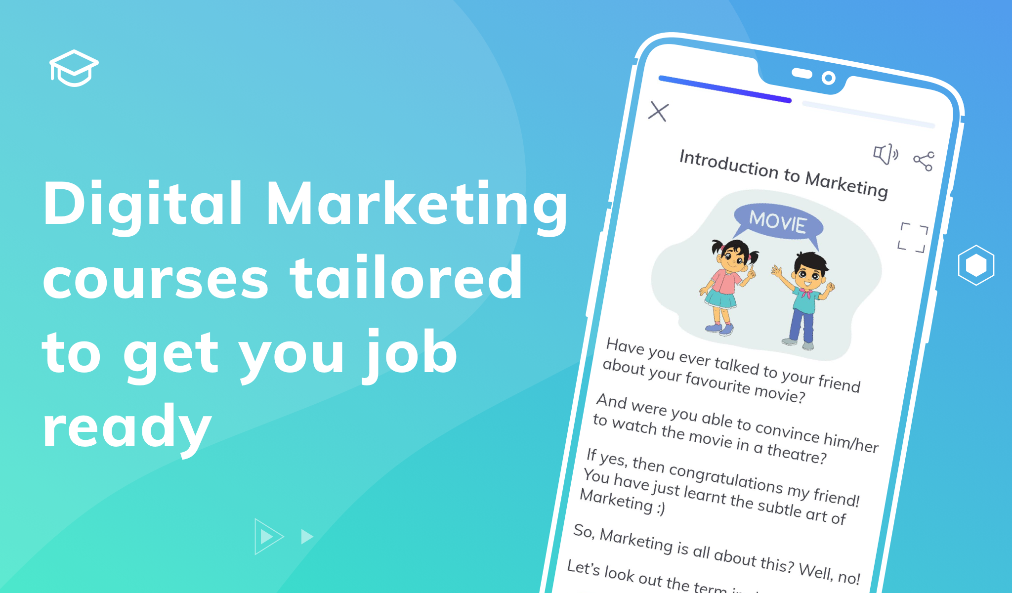 اسکرین شات 1 برنامه Learn Digital Marketing