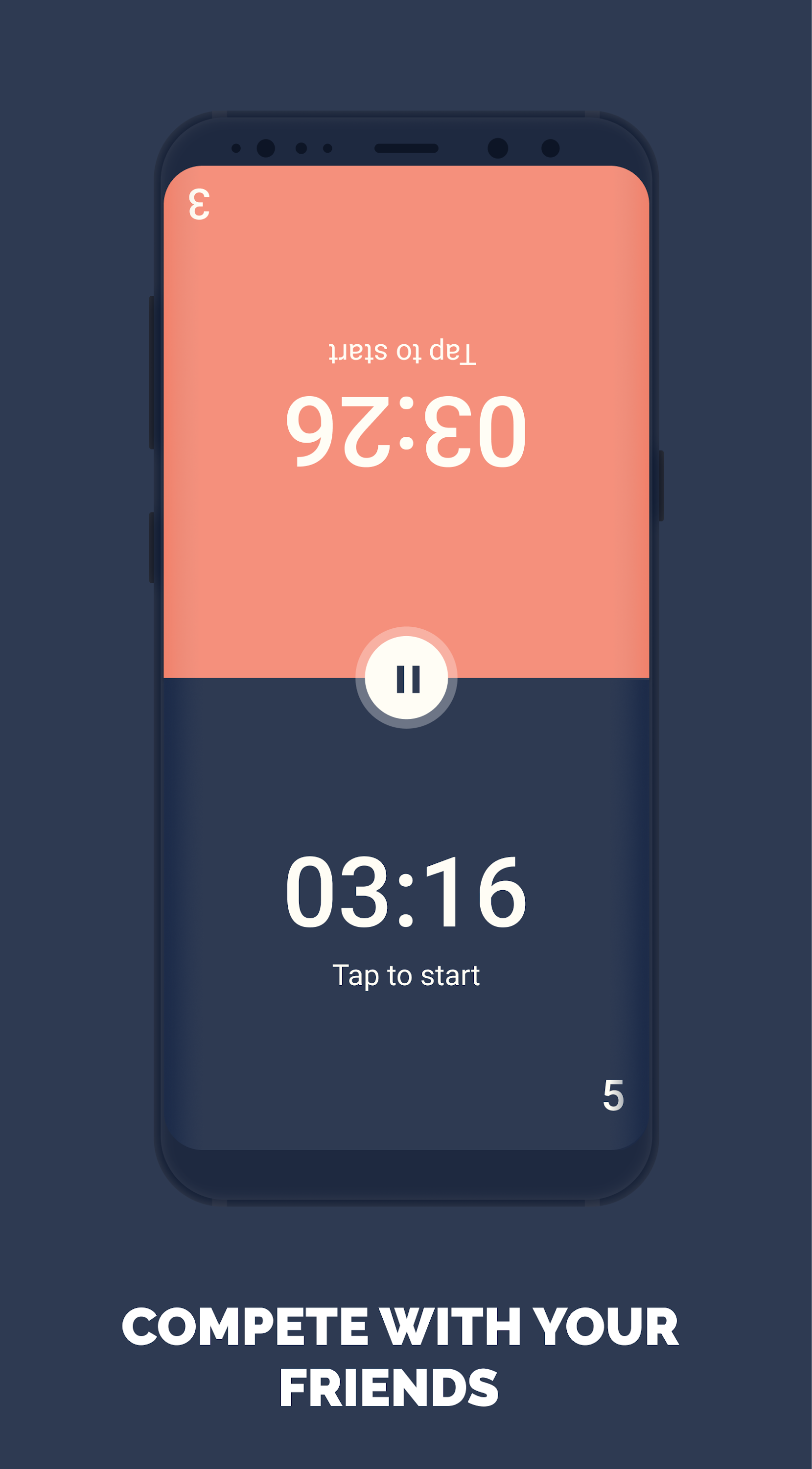 اسکرین شات 2 برنامه Chess Timer - Play Chess