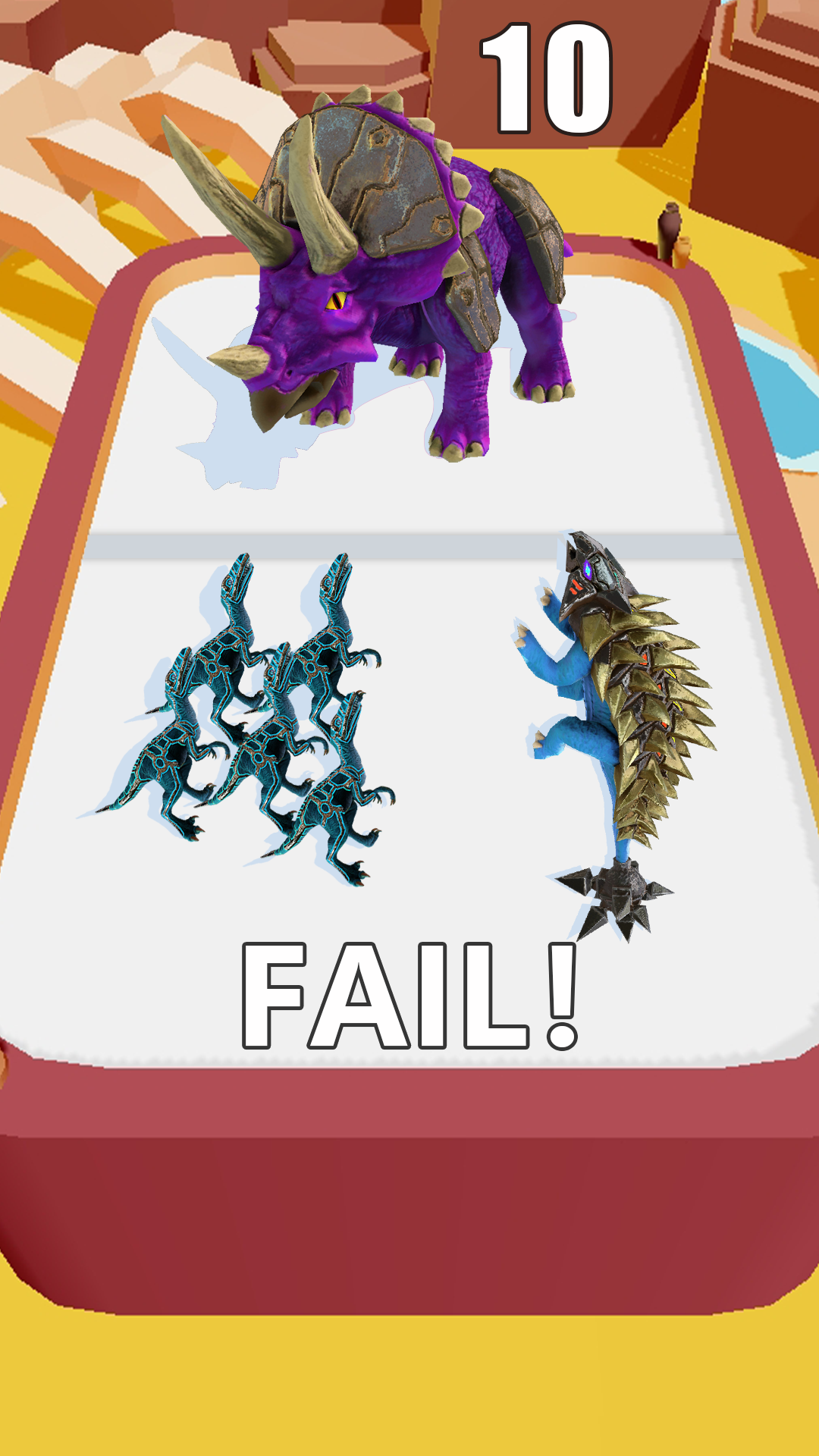 اسکرین شات 3 بازی Dino game: Dinos VS Monsters