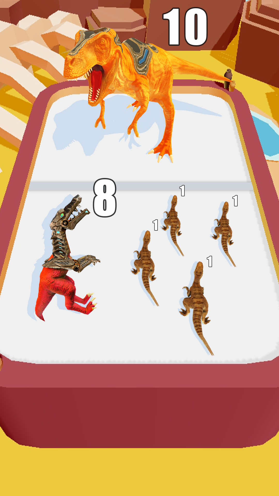 اسکرین شات 4 بازی Dino game: Dinos VS Monsters