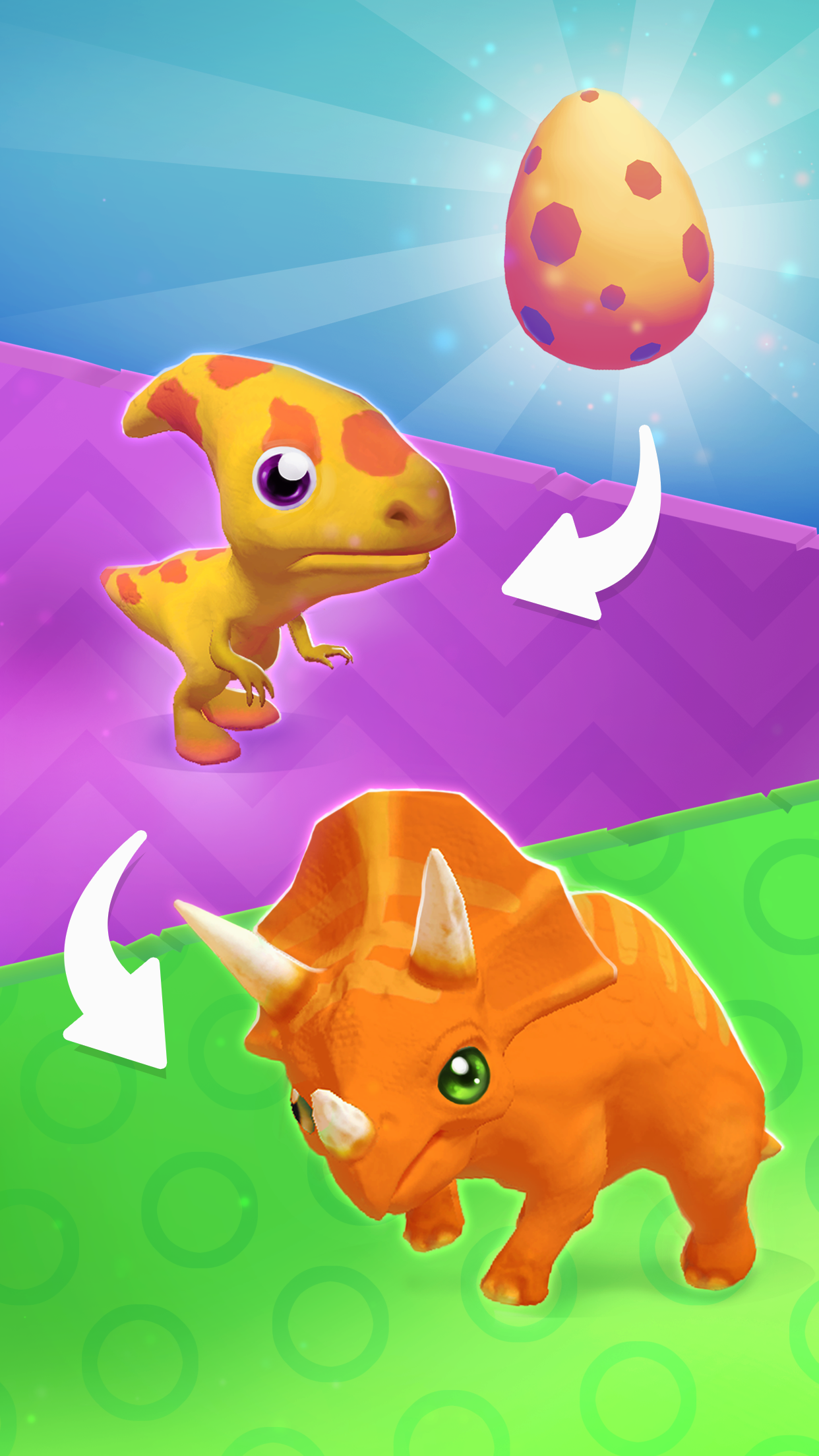 اسکرین شات 5 بازی Dino Evolution: Merge Dinosaur
