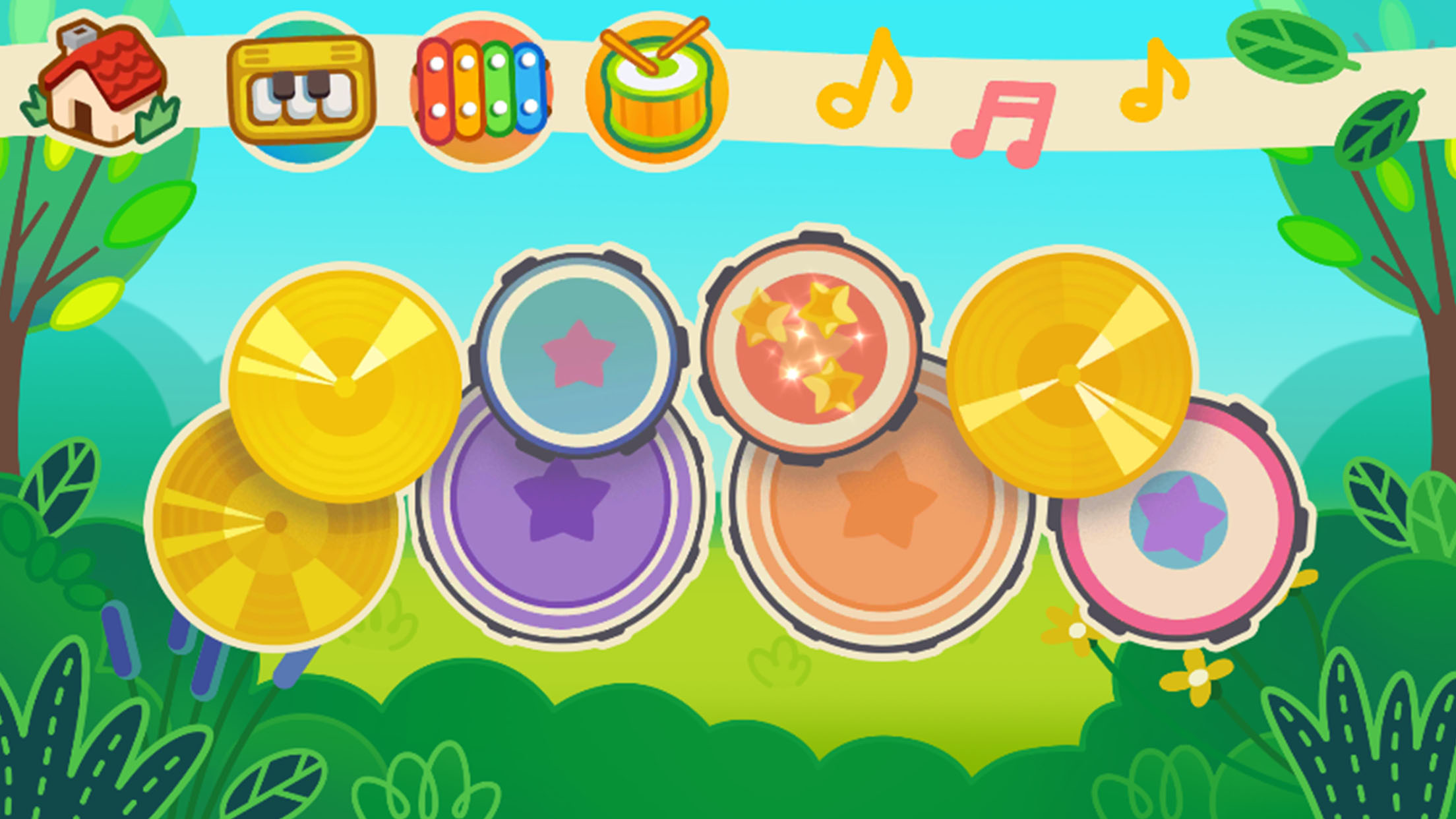 اسکرین شات 5 بازی Baby Dino Piano:Kids Piano Fun