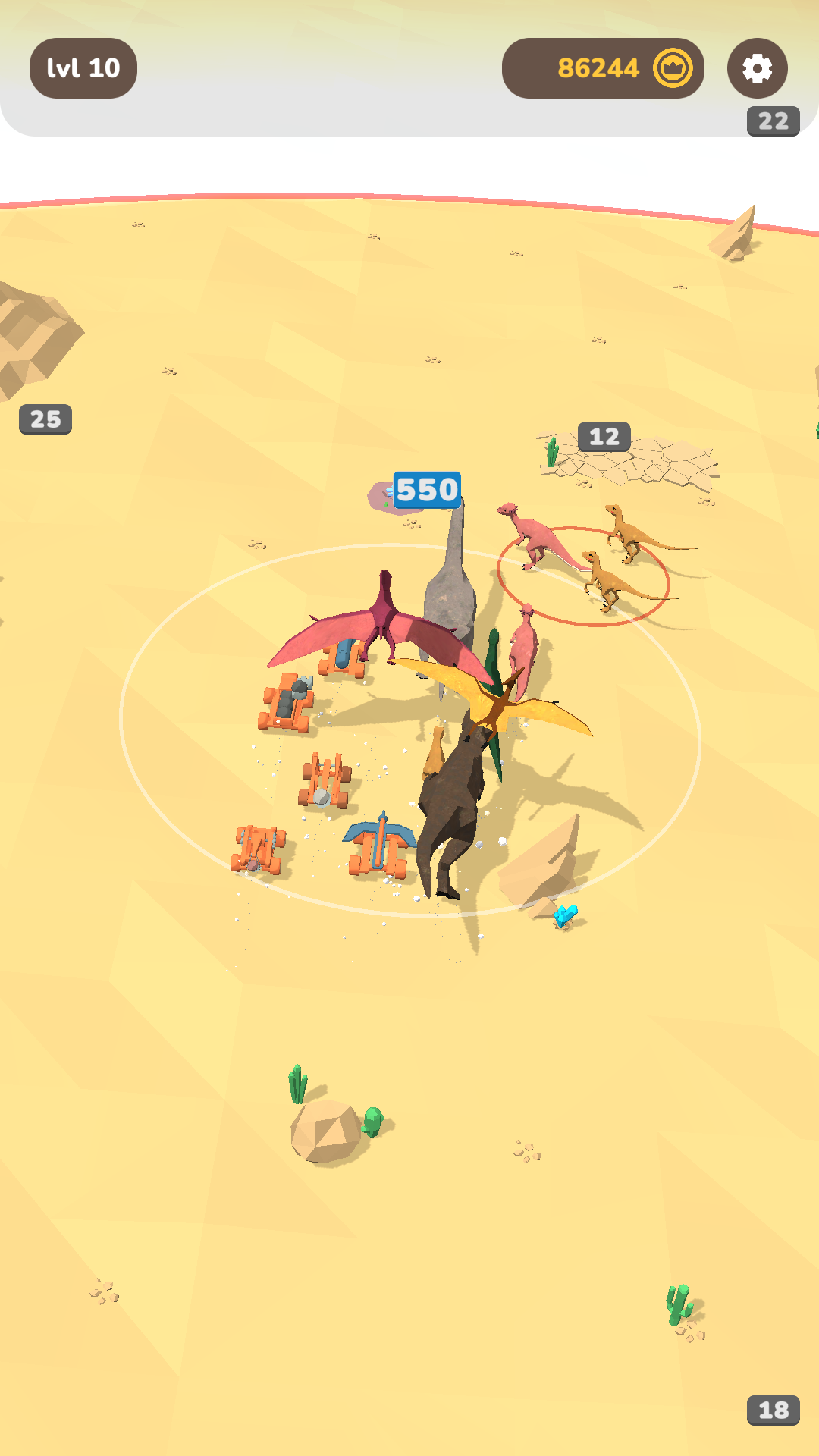 اسکرین شات 7 بازی Dinosaur Merge Battle