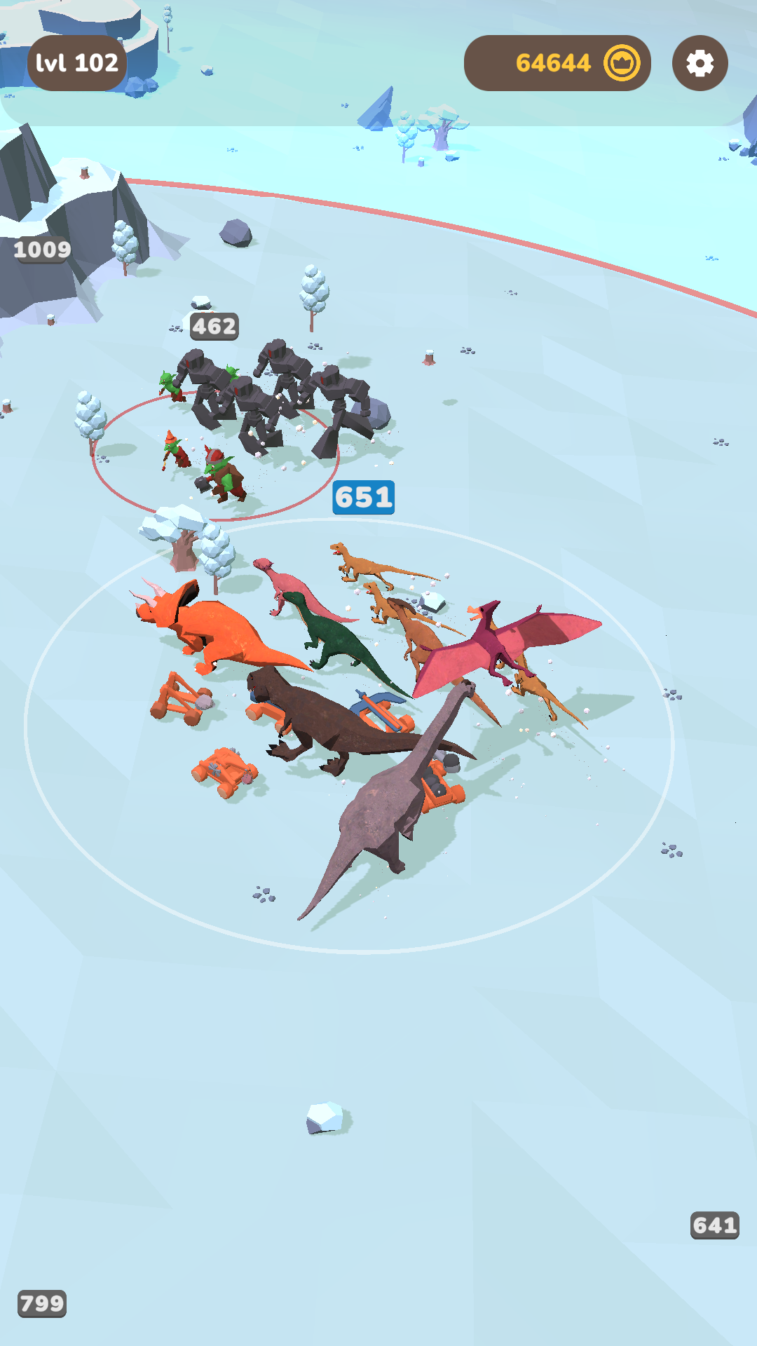 اسکرین شات 3 بازی Dinosaur Merge Battle