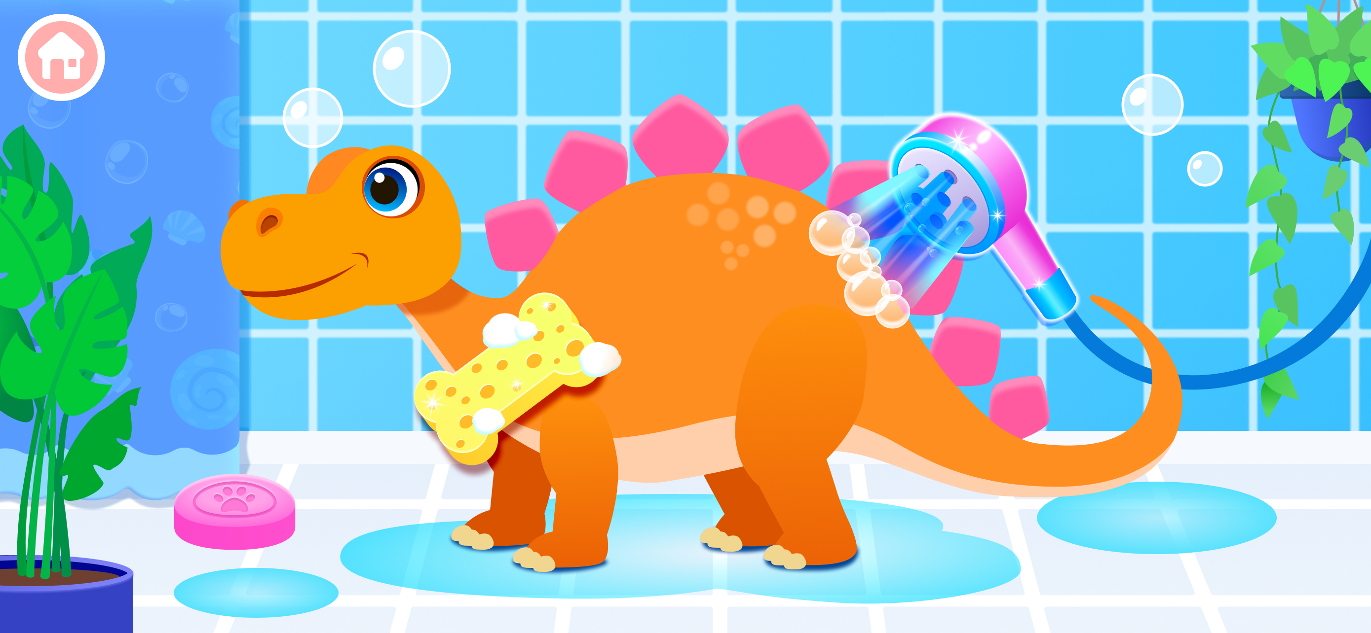 اسکرین شات 2 بازی Kids dinosaur games for baby