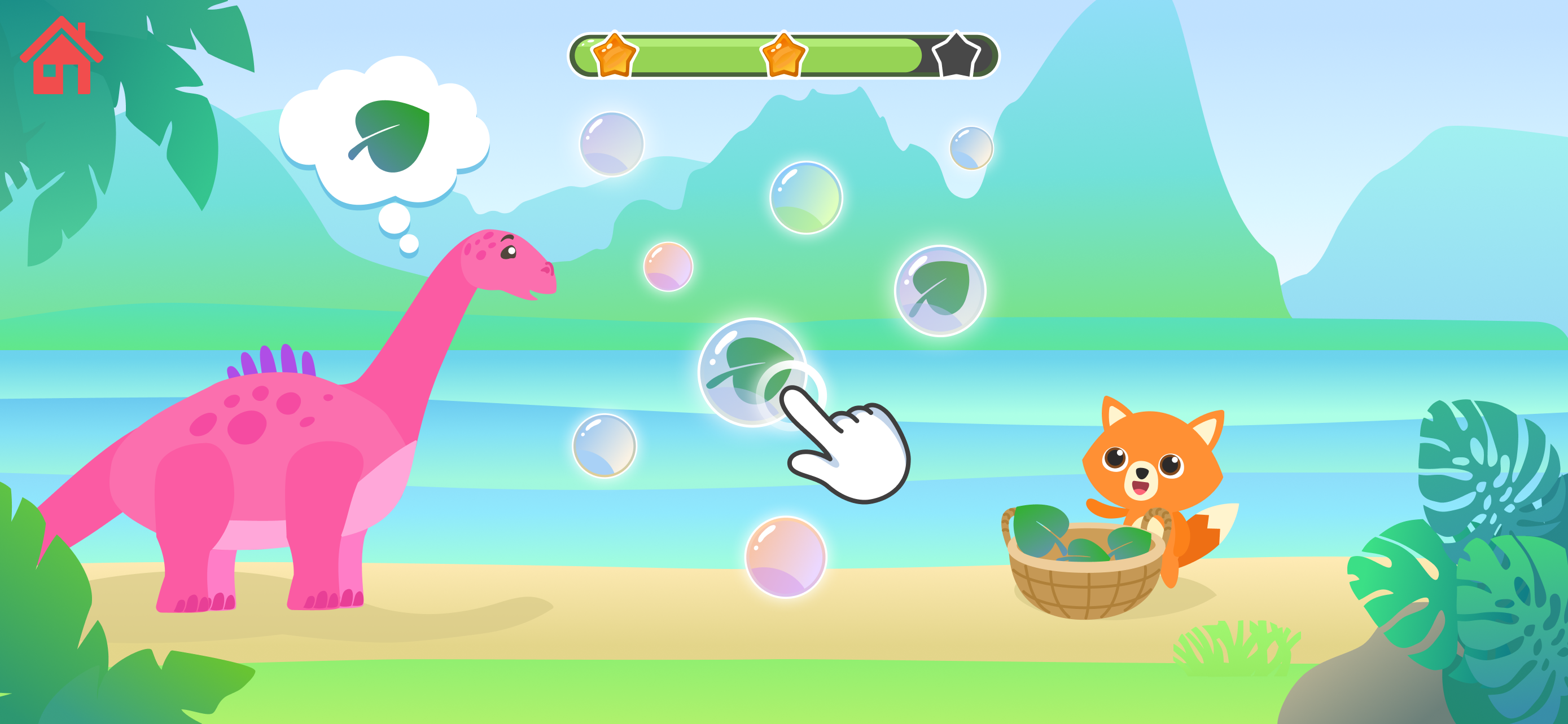اسکرین شات 3 بازی Kids dinosaur games for baby