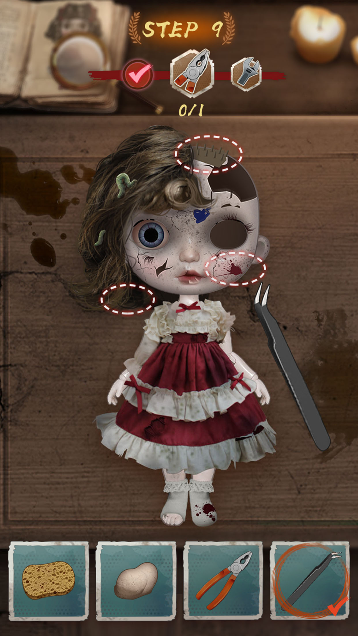 اسکرین شات 7 بازی Doll Repair - Doll Makeover