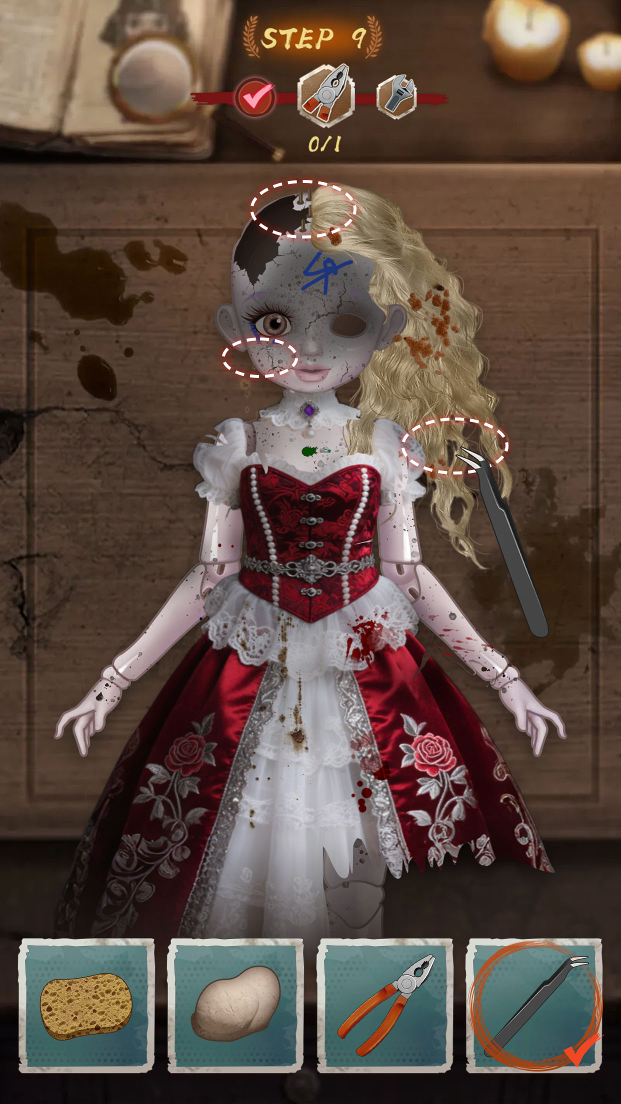 اسکرین شات 7 بازی Doll Repair - Paper Doll Maker