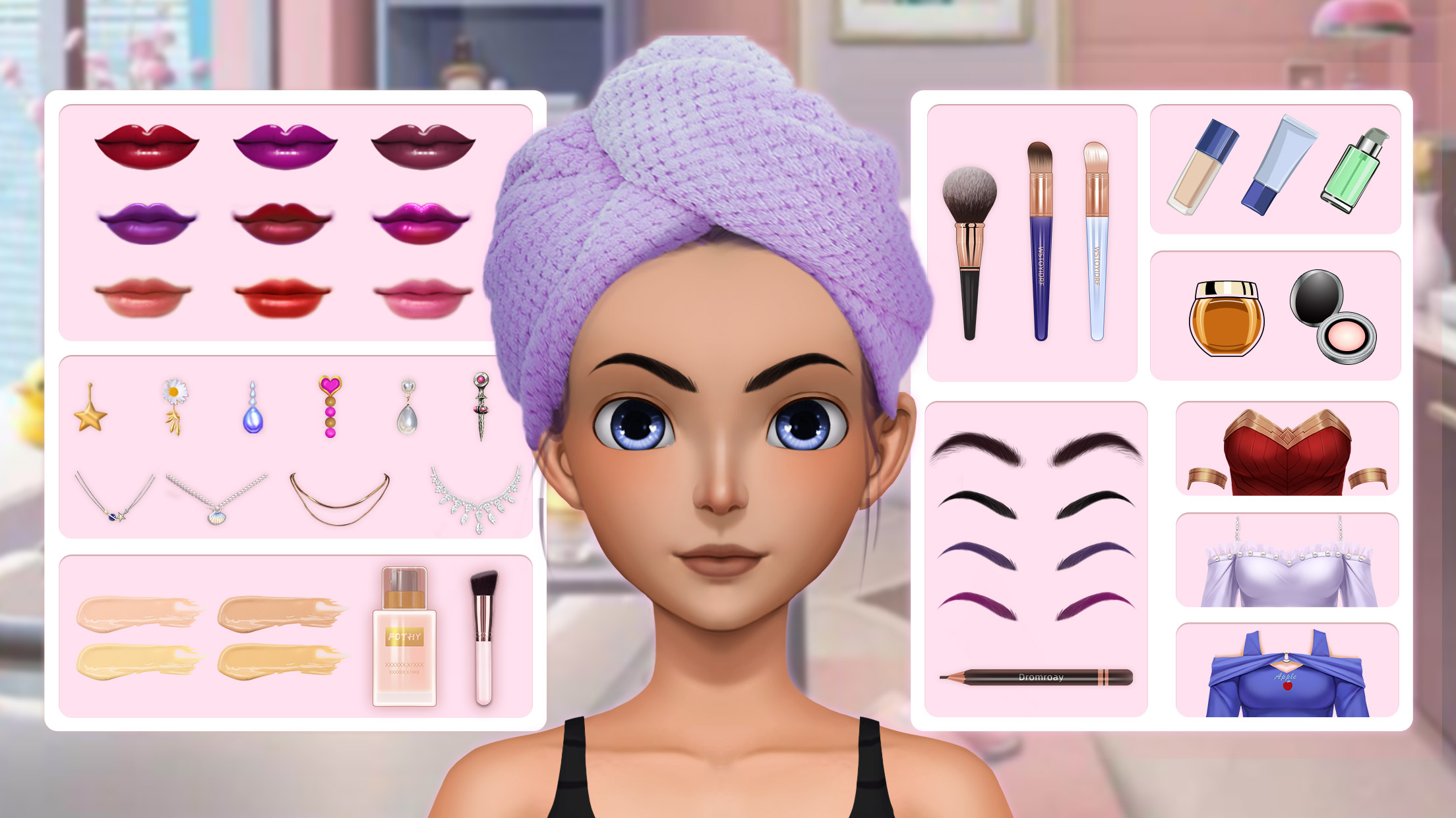 اسکرین شات 1 بازی Princess Makeup: Makeup Games
