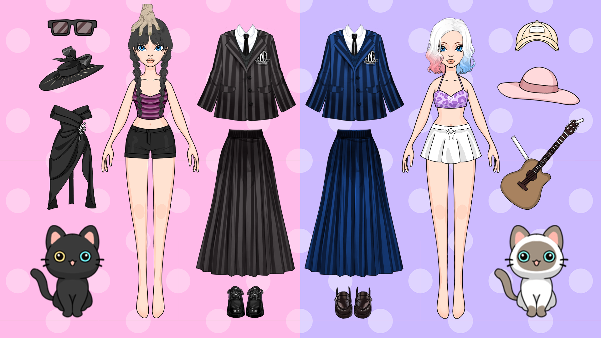 اسکرین شات 8 بازی Magic Paper Dolls: Dress Games