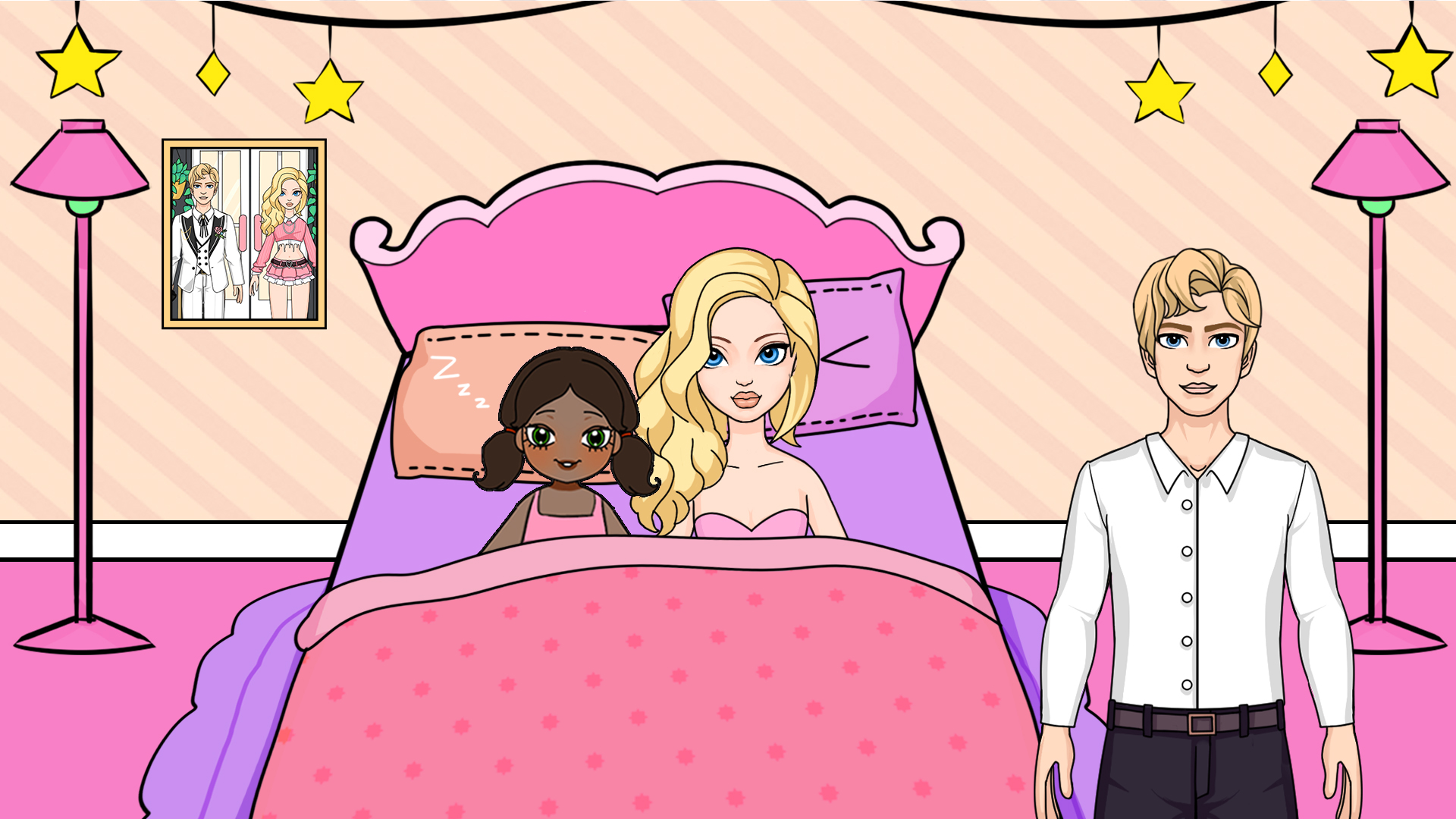اسکرین شات 3 بازی Magic Paper Dolls: Dress Games