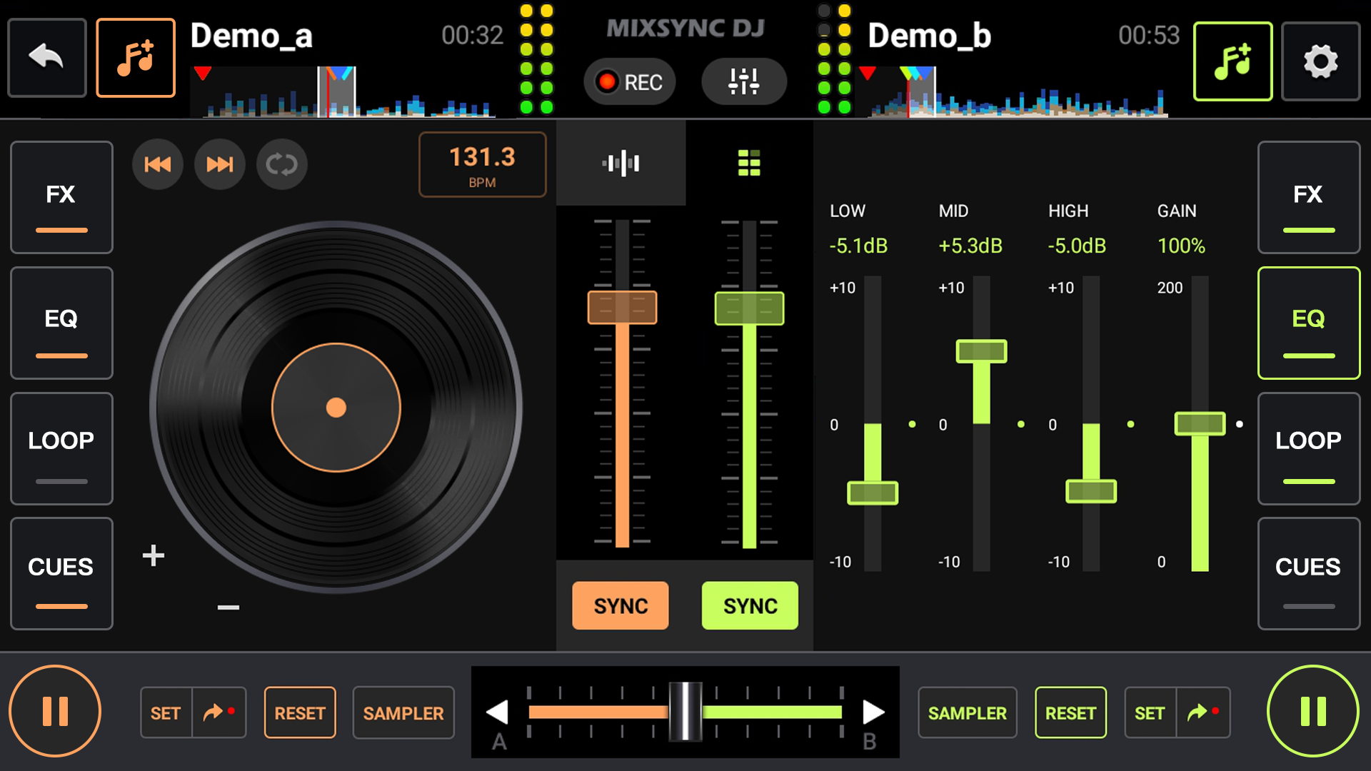 اسکرین شات 2 برنامه DJ Music mixer - DJ Studio