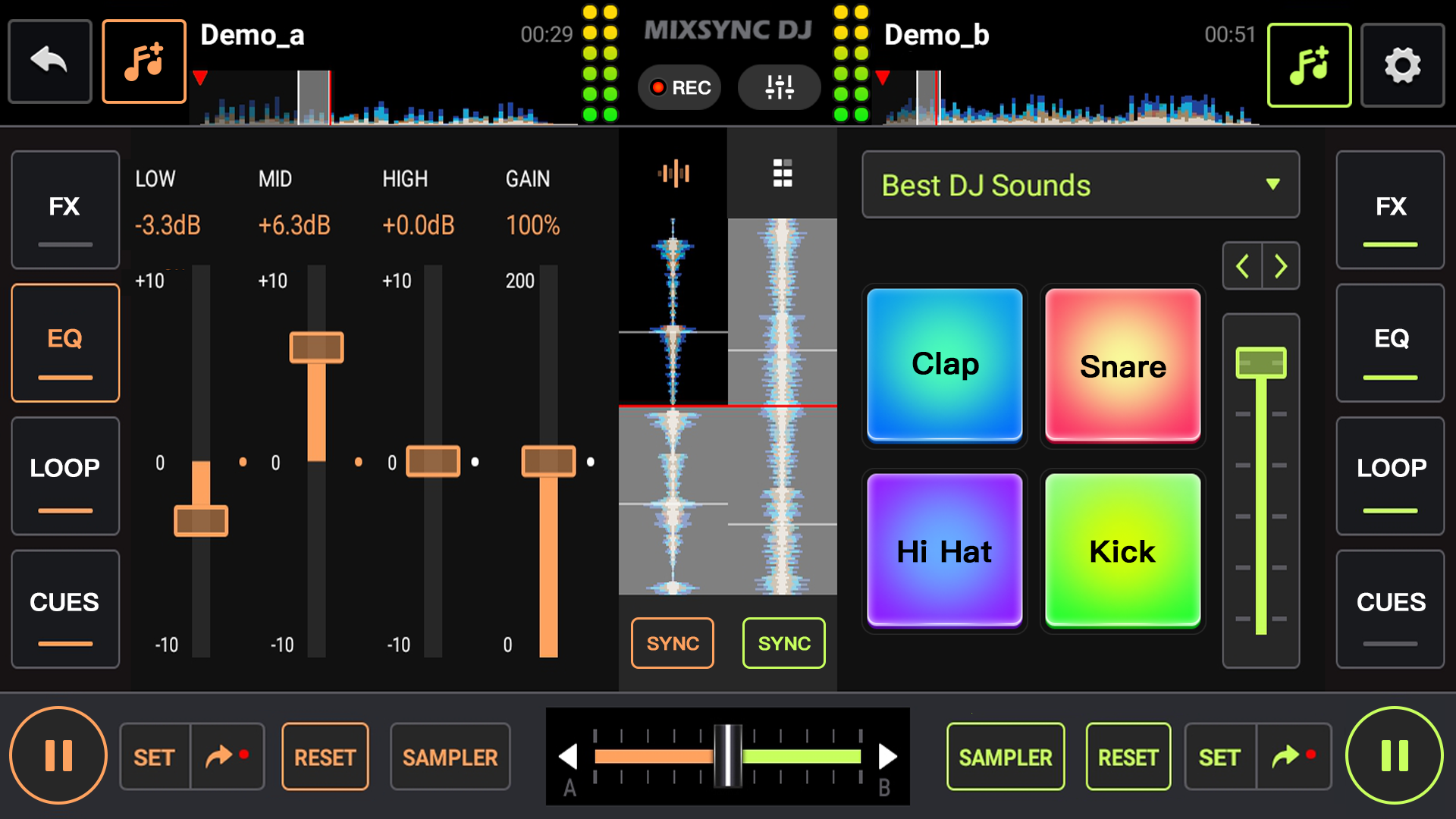 اسکرین شات 4 برنامه DJ Music mixer - DJ Studio