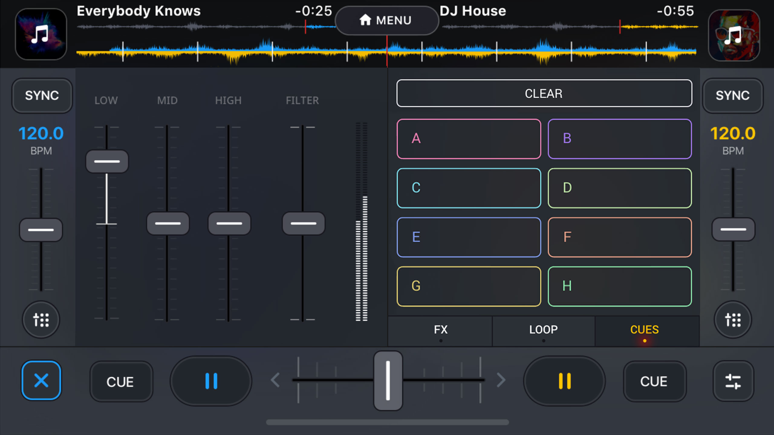 اسکرین شات 2 برنامه Dj it! - Music Mixer