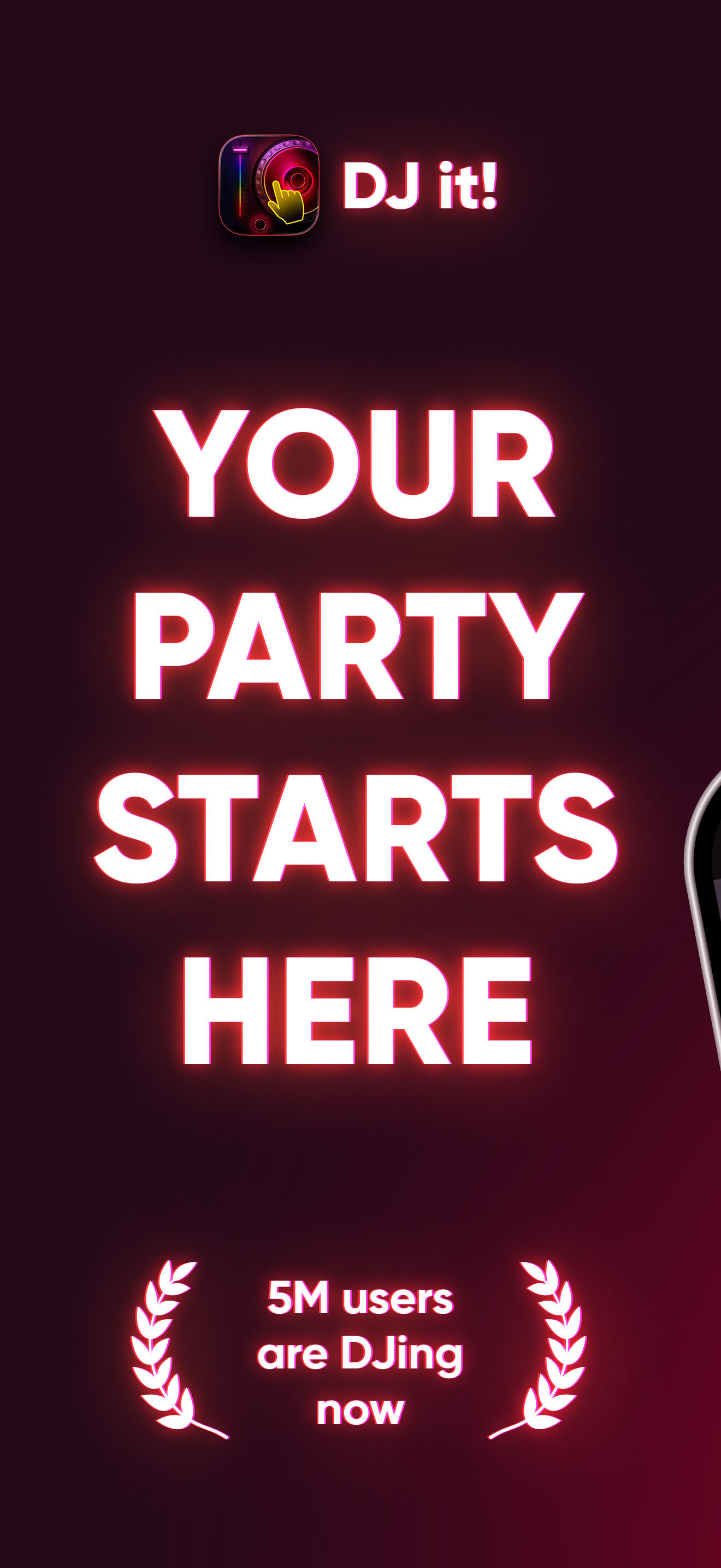 اسکرین شات 1 برنامه Dj it! - Music Mixer