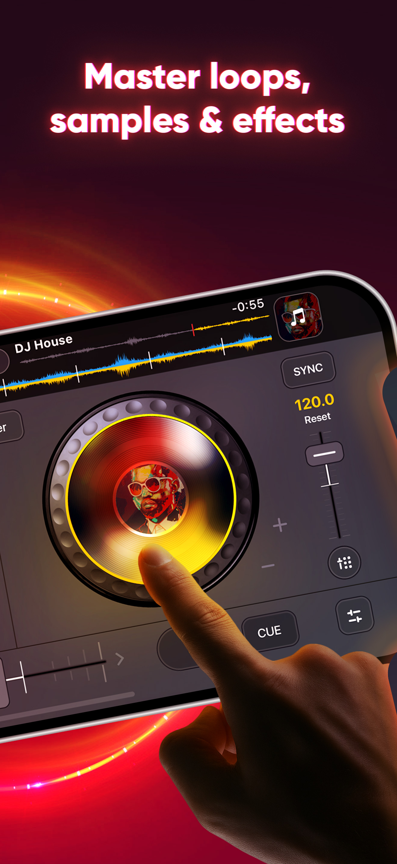 اسکرین شات 3 برنامه Dj it! - Music Mixer