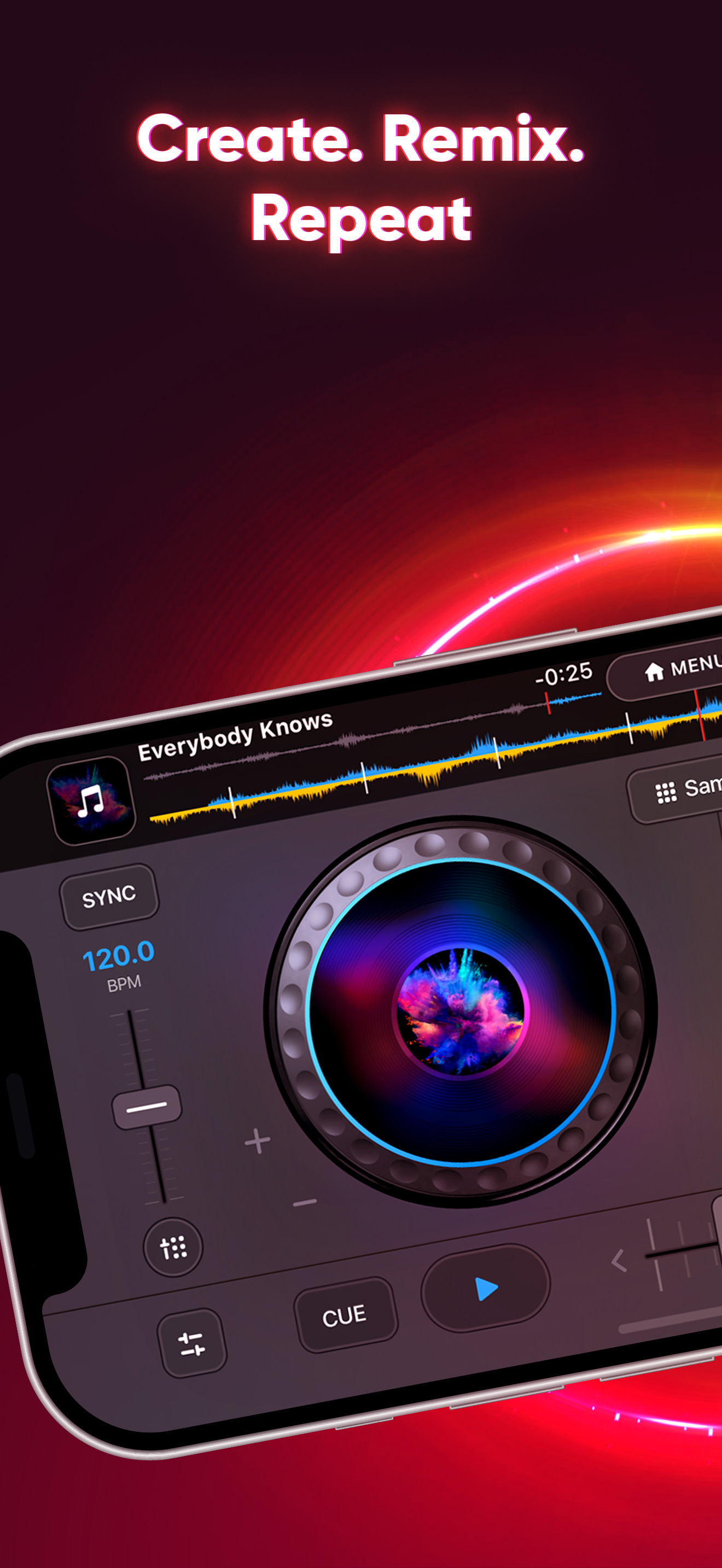 اسکرین شات 2 برنامه Dj it! - Music Mixer