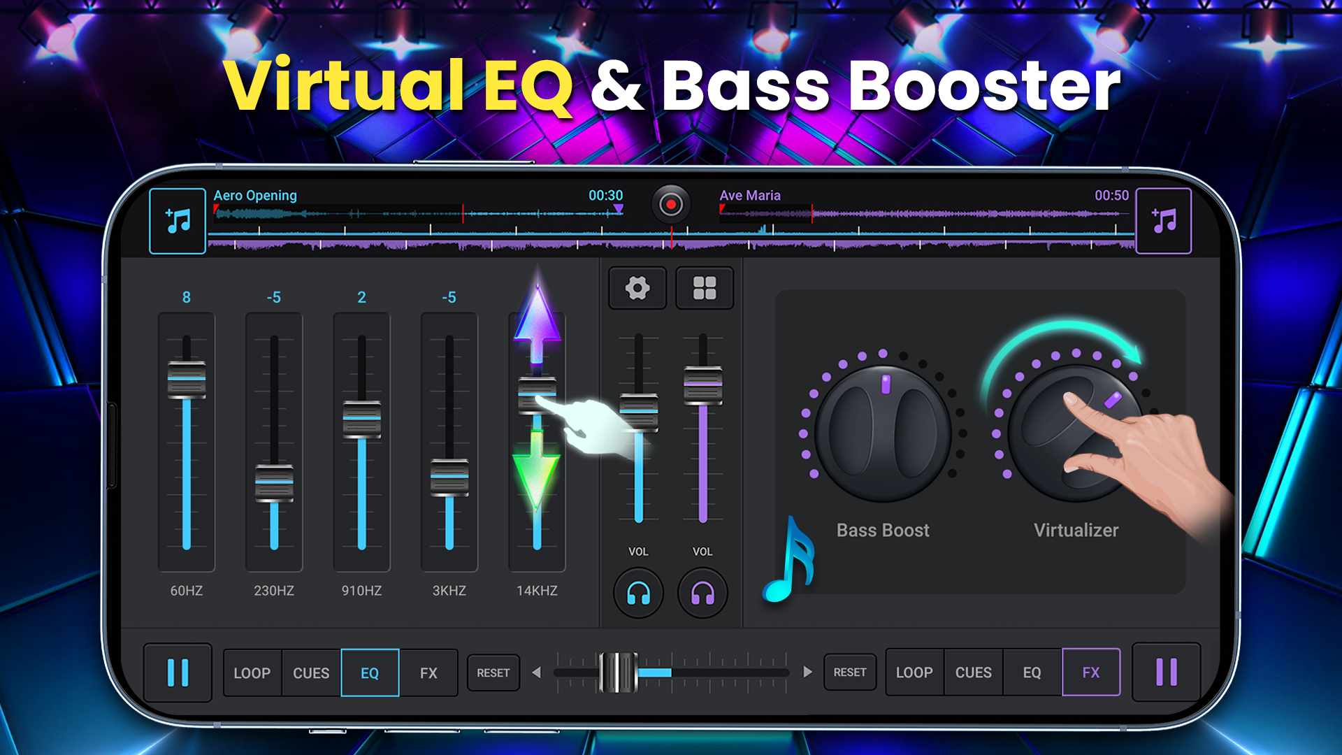 اسکرین شات 5 برنامه DJ Mix Studio - DJ Music Mixer