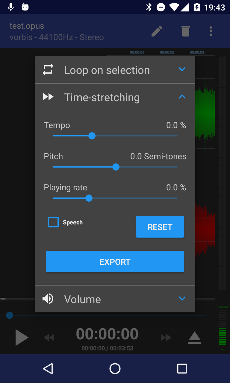 اسکرین شات 2 برنامه RecForge II - Audio Recorder