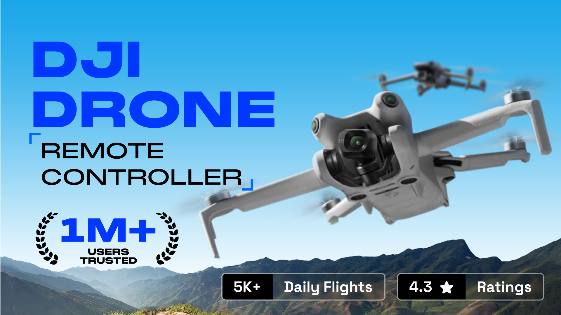 اسکرین شات 1 برنامه Go Fly Drone Remote Controller