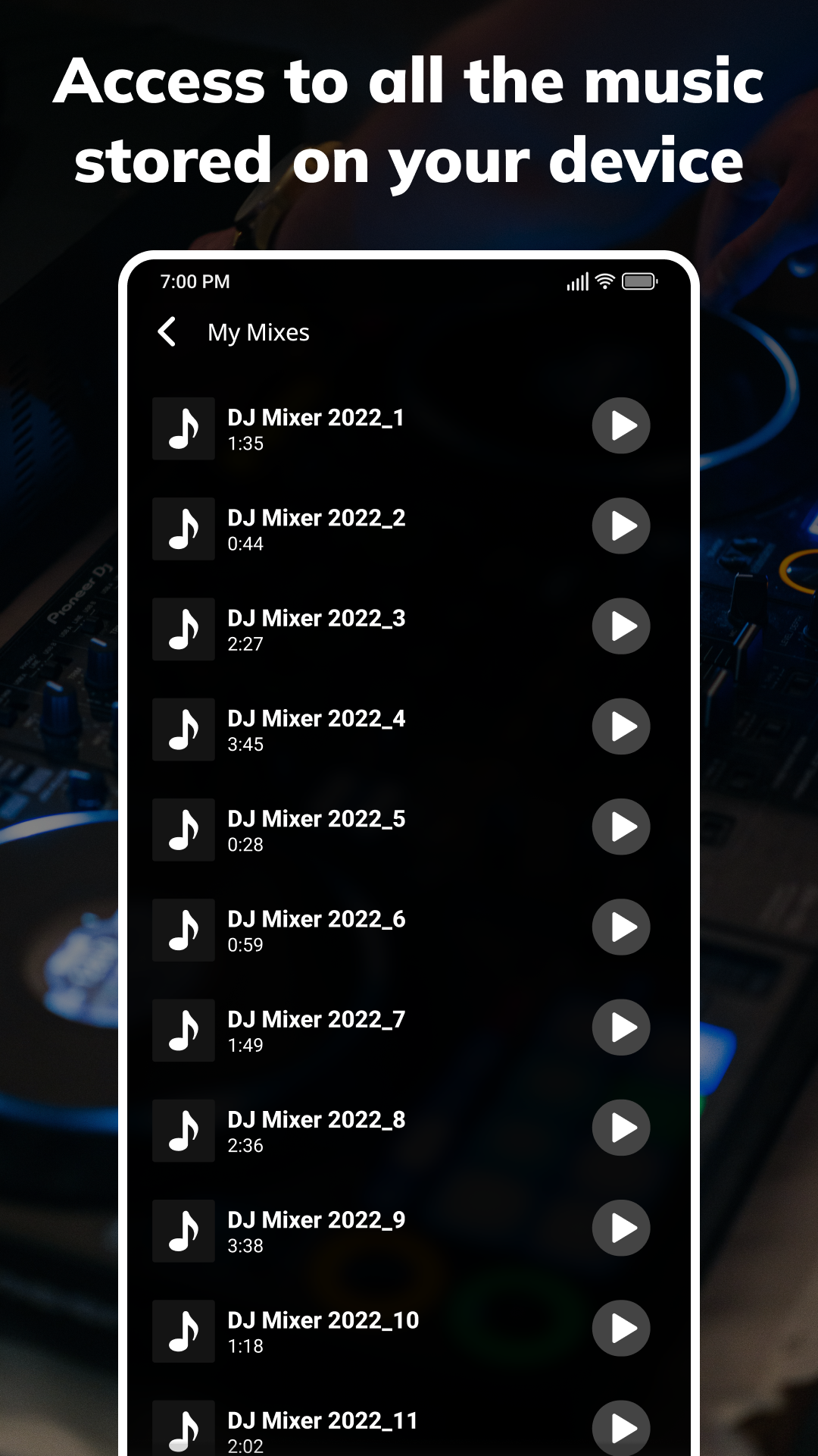 اسکرین شات 8 برنامه DJ Music Mixer - Dj Remix Pro