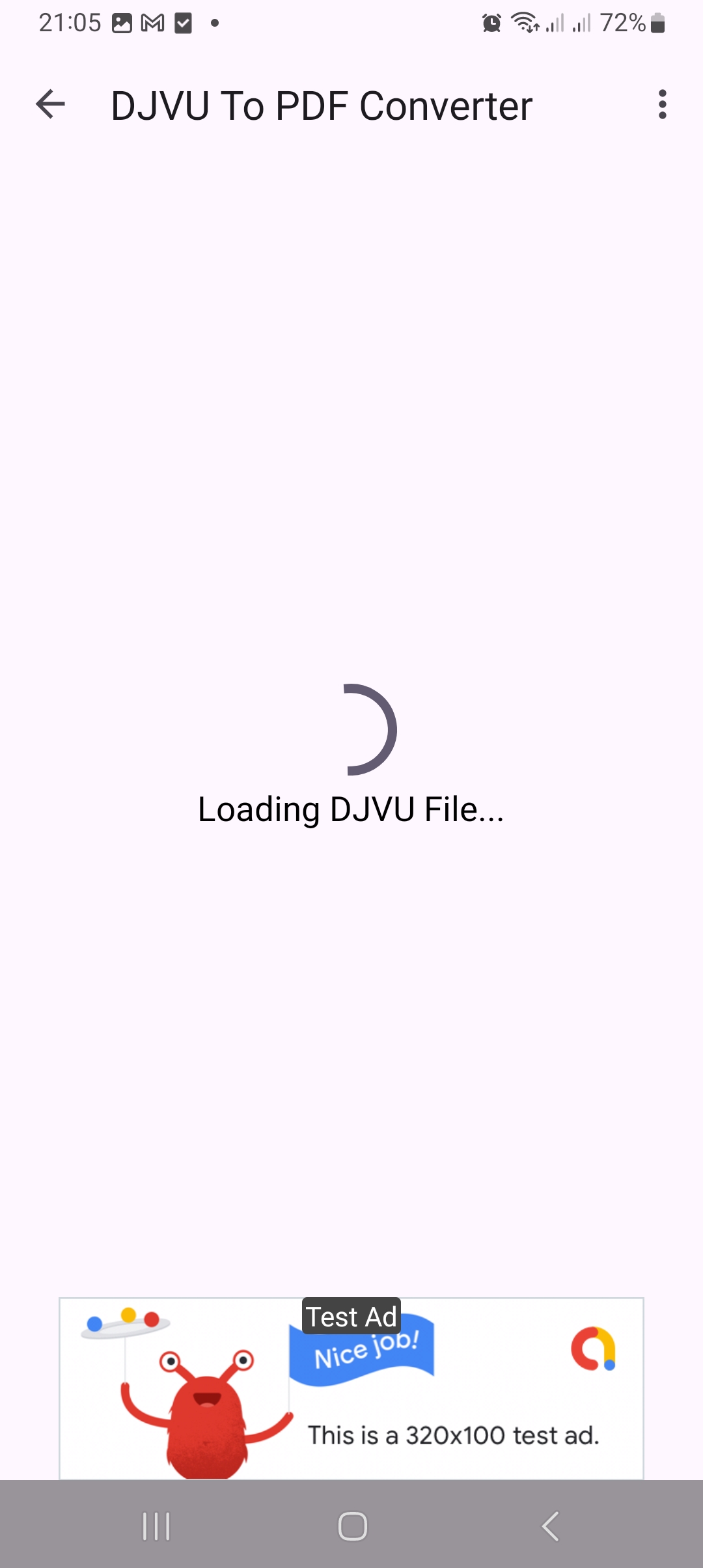 اسکرین شات 2 برنامه Djvu To Pdf Converter