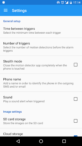 اسکرین شات 7 برنامه Motion Detector Pro