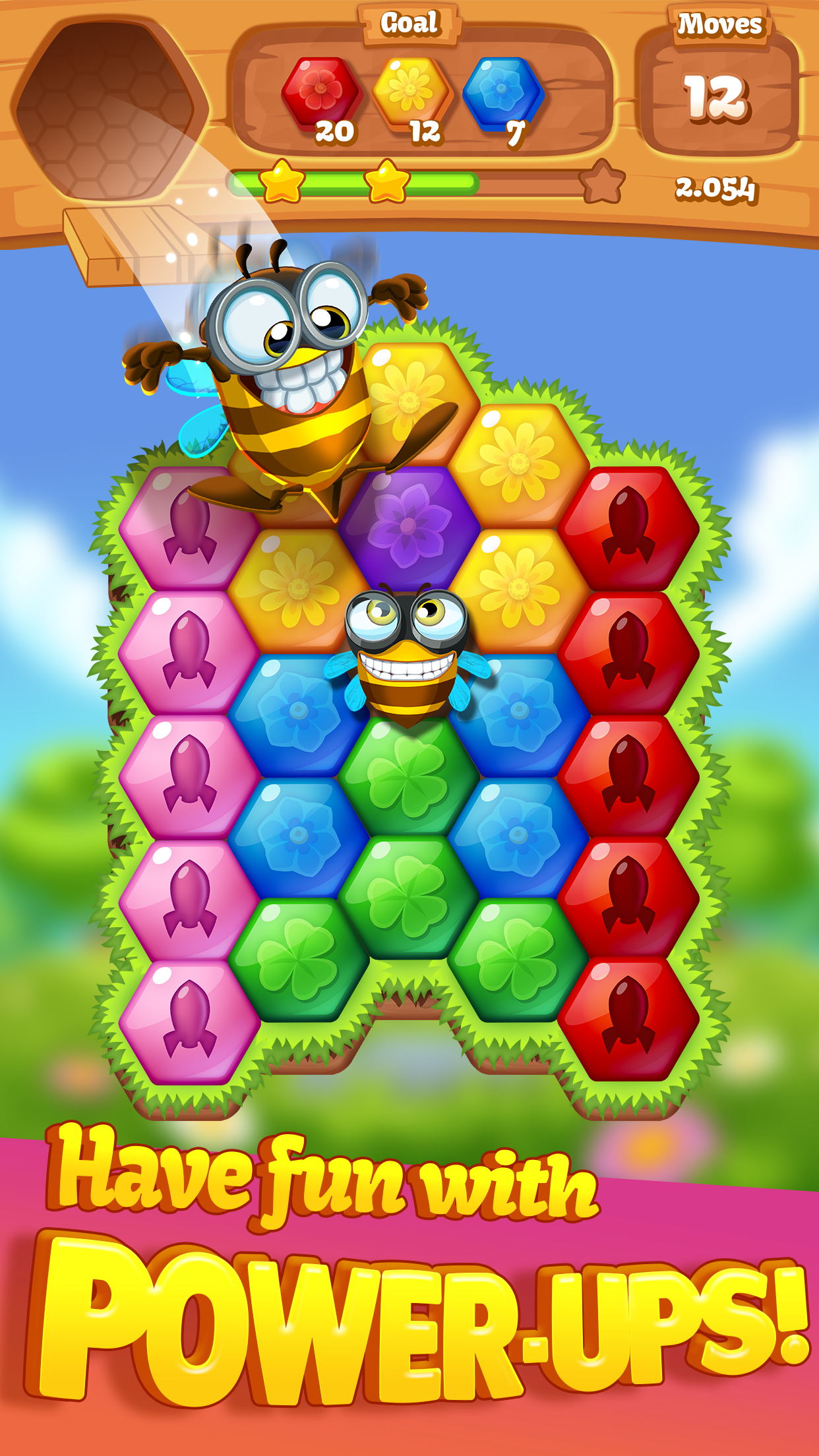 اسکرین شات 2 بازی Bee Brilliant Blast