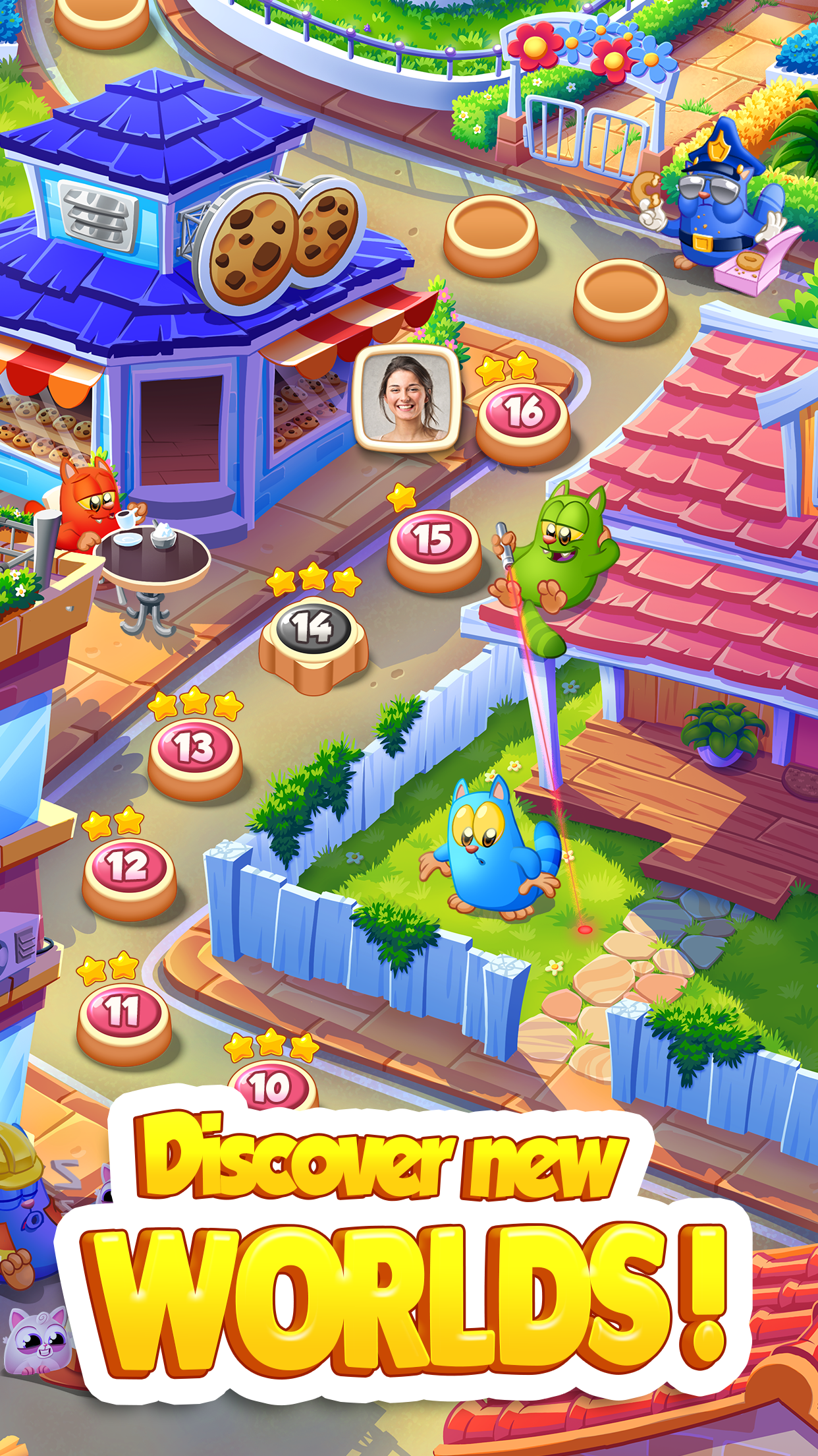 اسکرین شات 4 بازی Cookie Cats Blast