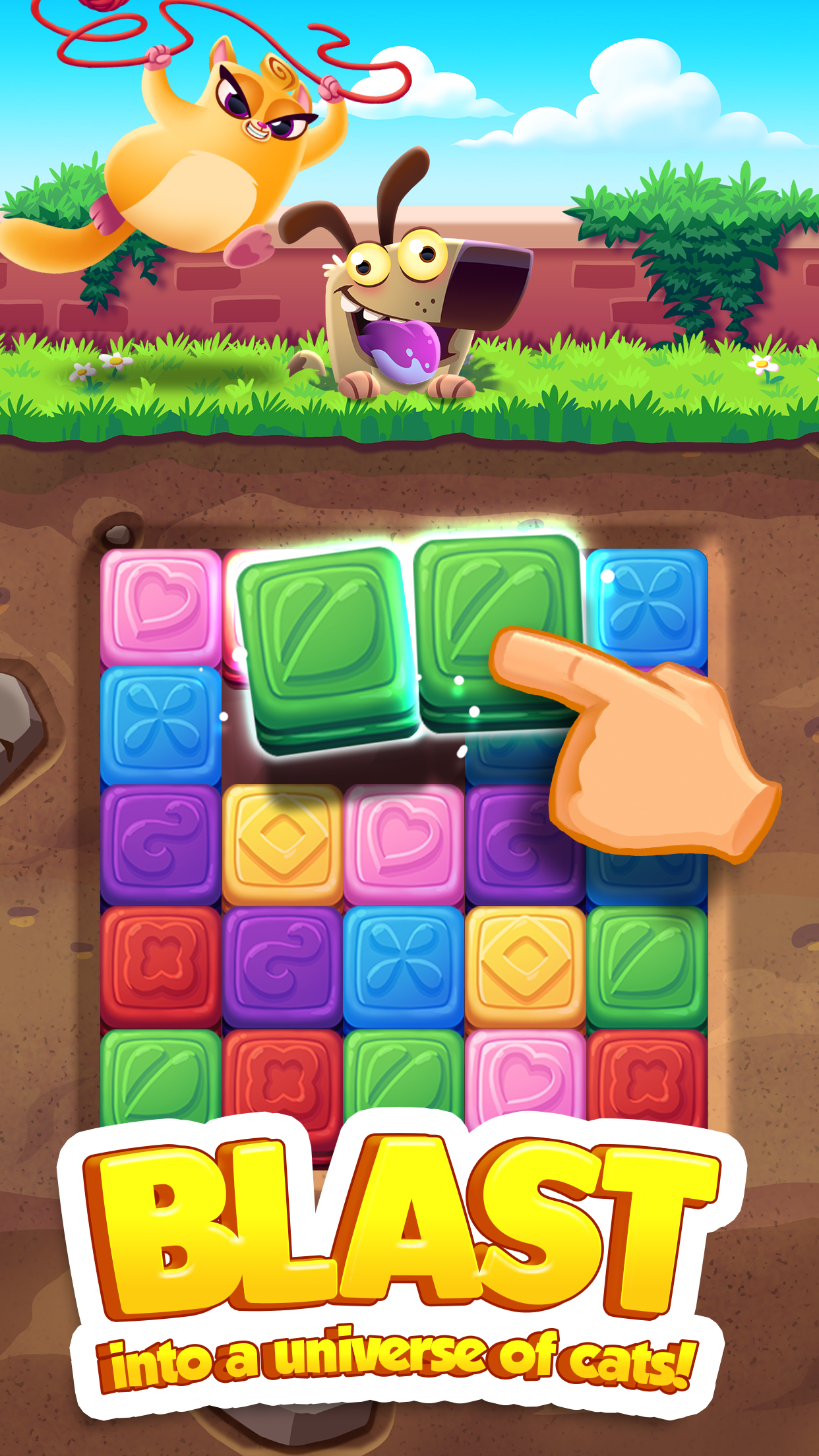 اسکرین شات 1 بازی Cookie Cats Blast