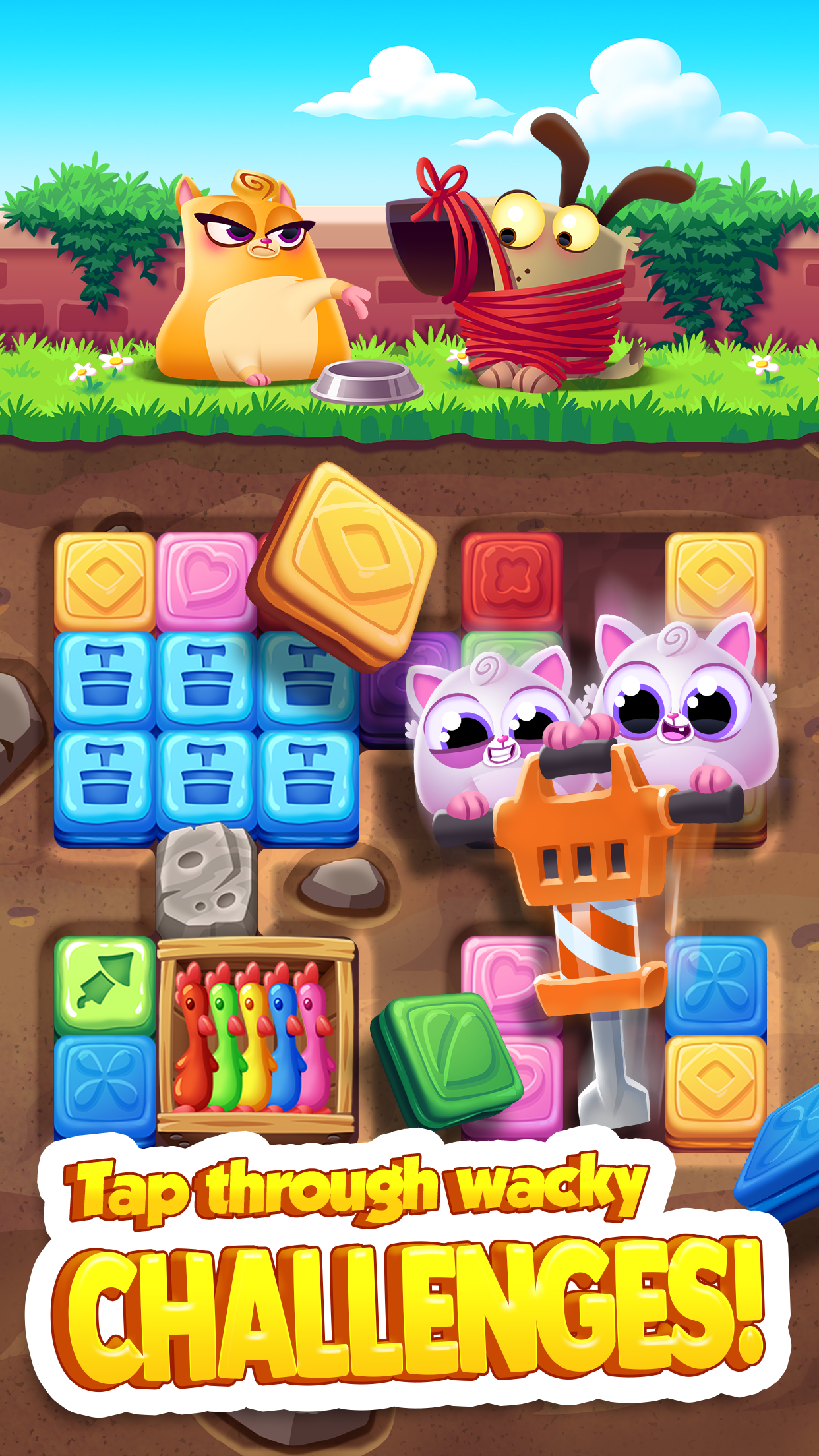 اسکرین شات 2 بازی Cookie Cats Blast