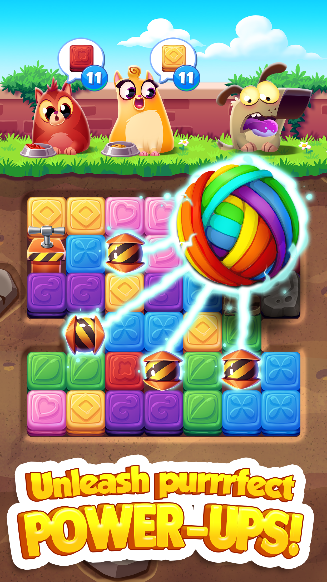 اسکرین شات 3 بازی Cookie Cats Blast