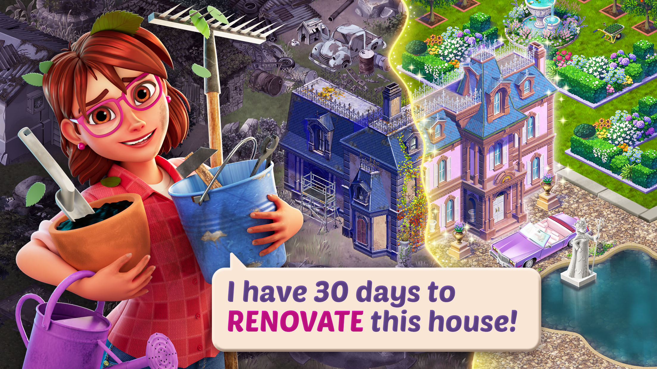 اسکرین شات 2 بازی Lily’s Garden - Design & Relax