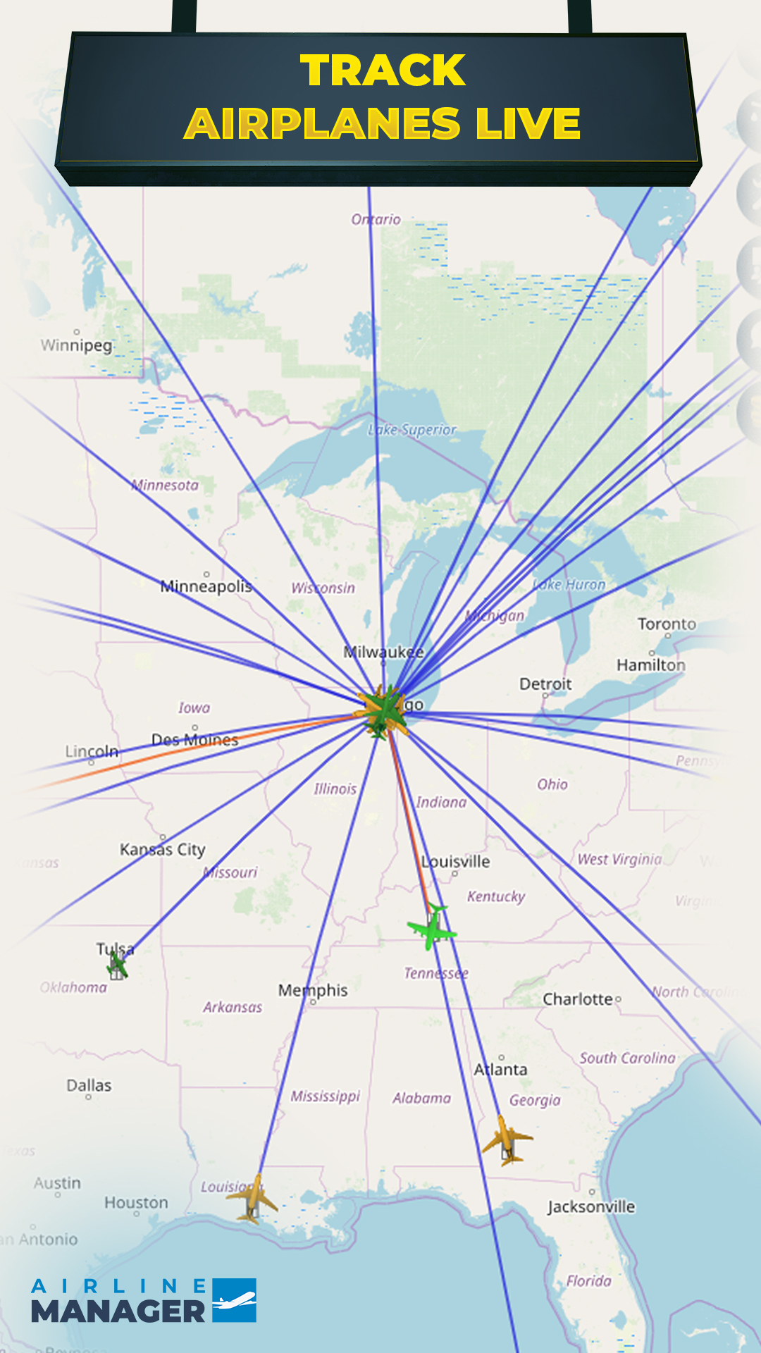 اسکرین شات 3 بازی Airline Manager - 2026