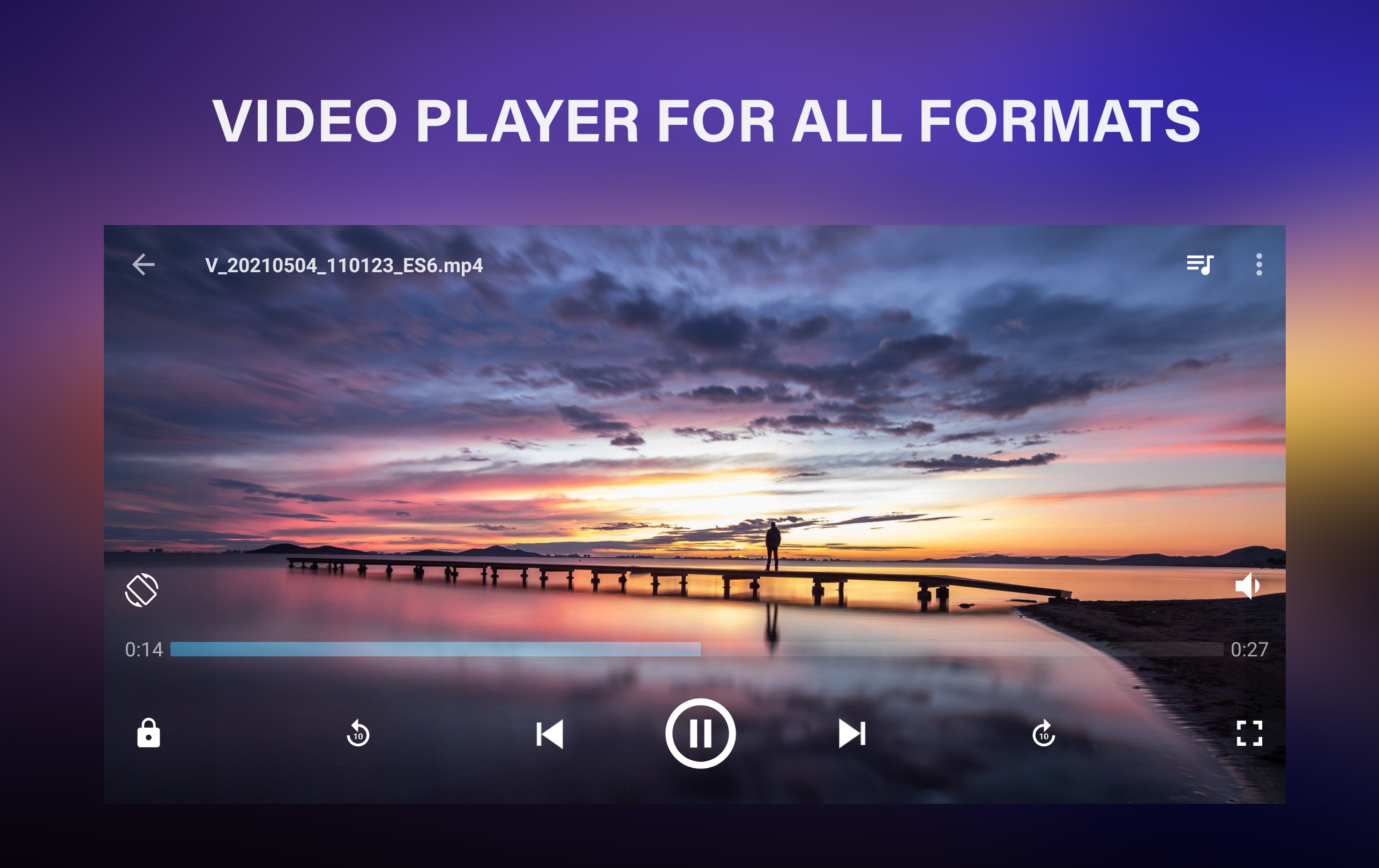 اسکرین شات 1 برنامه Video Player All Format