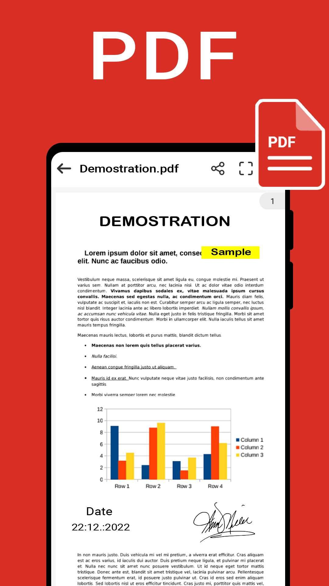 اسکرین شات 2 برنامه All Documents Reader & Viewer