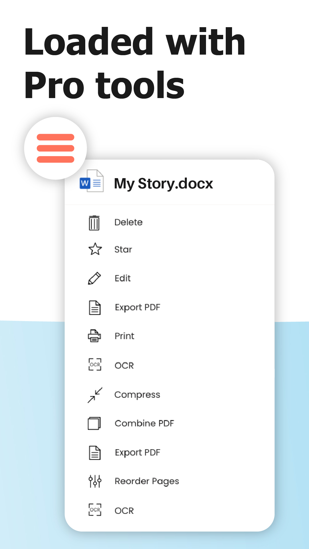 اسکرین شات 3 برنامه Office Docs : PDF Text Editor