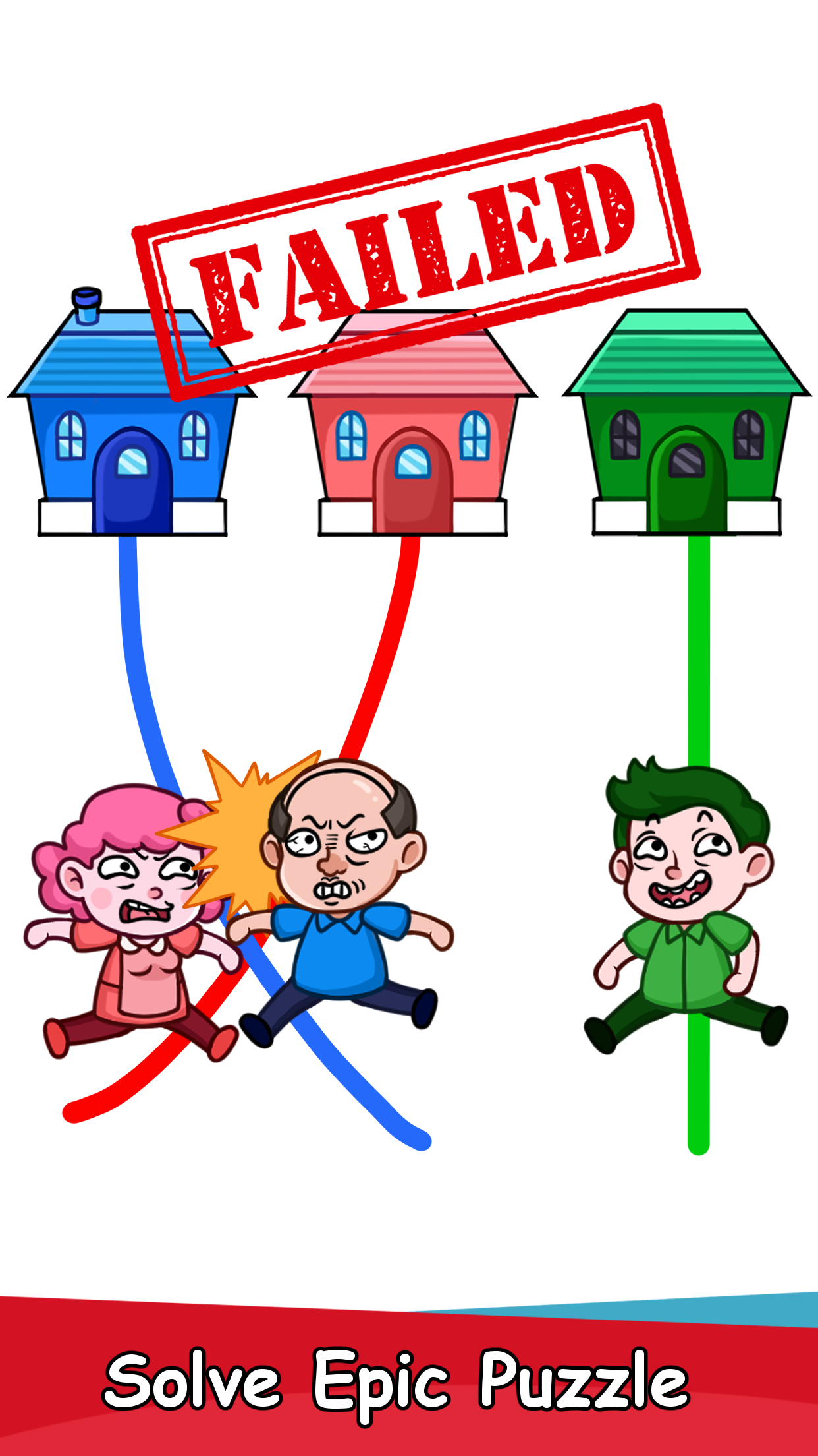 اسکرین شات 4 بازی Rush Home: Draw Puzzle Game