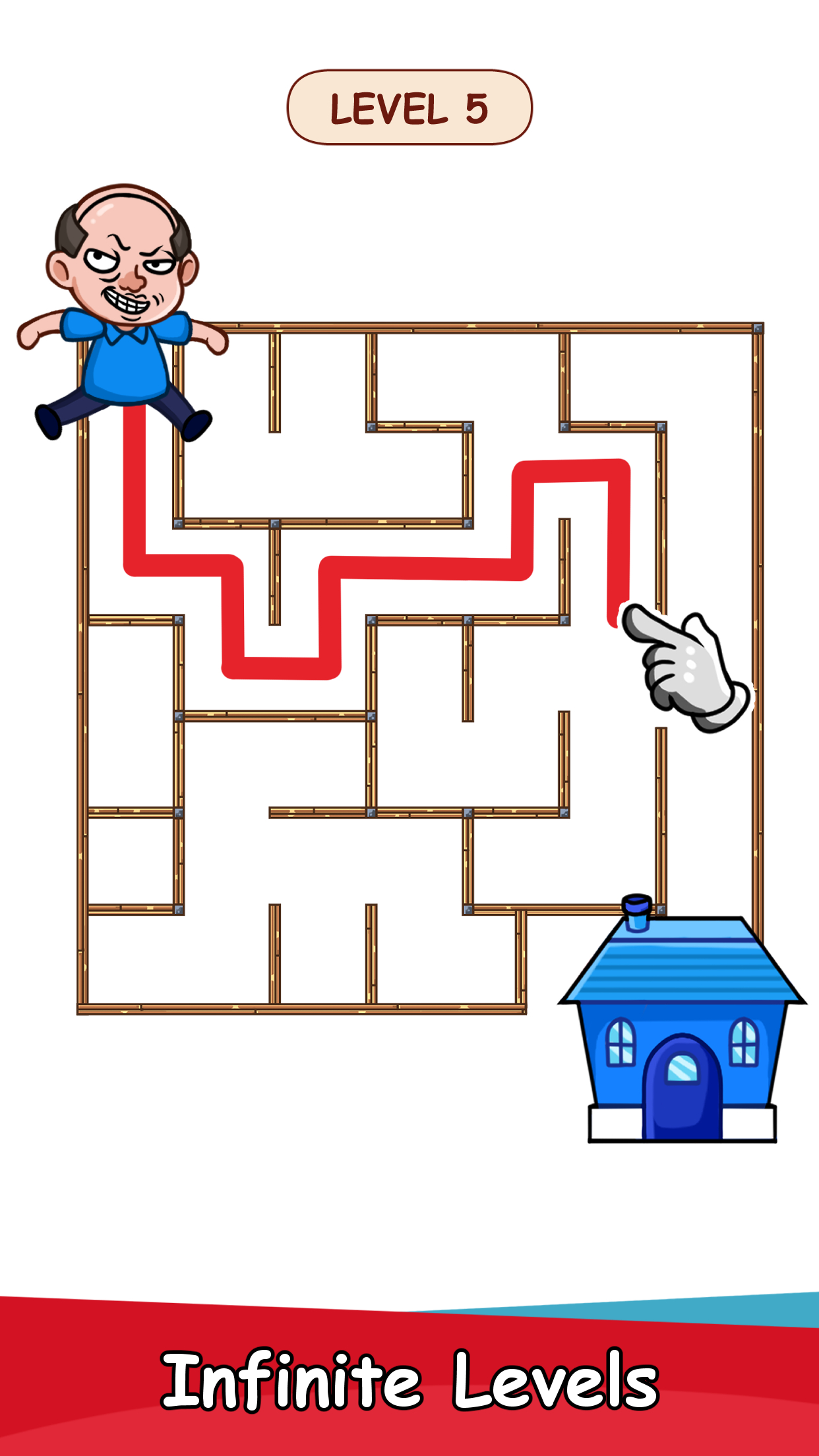 اسکرین شات 7 بازی Rush Home: Draw Puzzle Game
