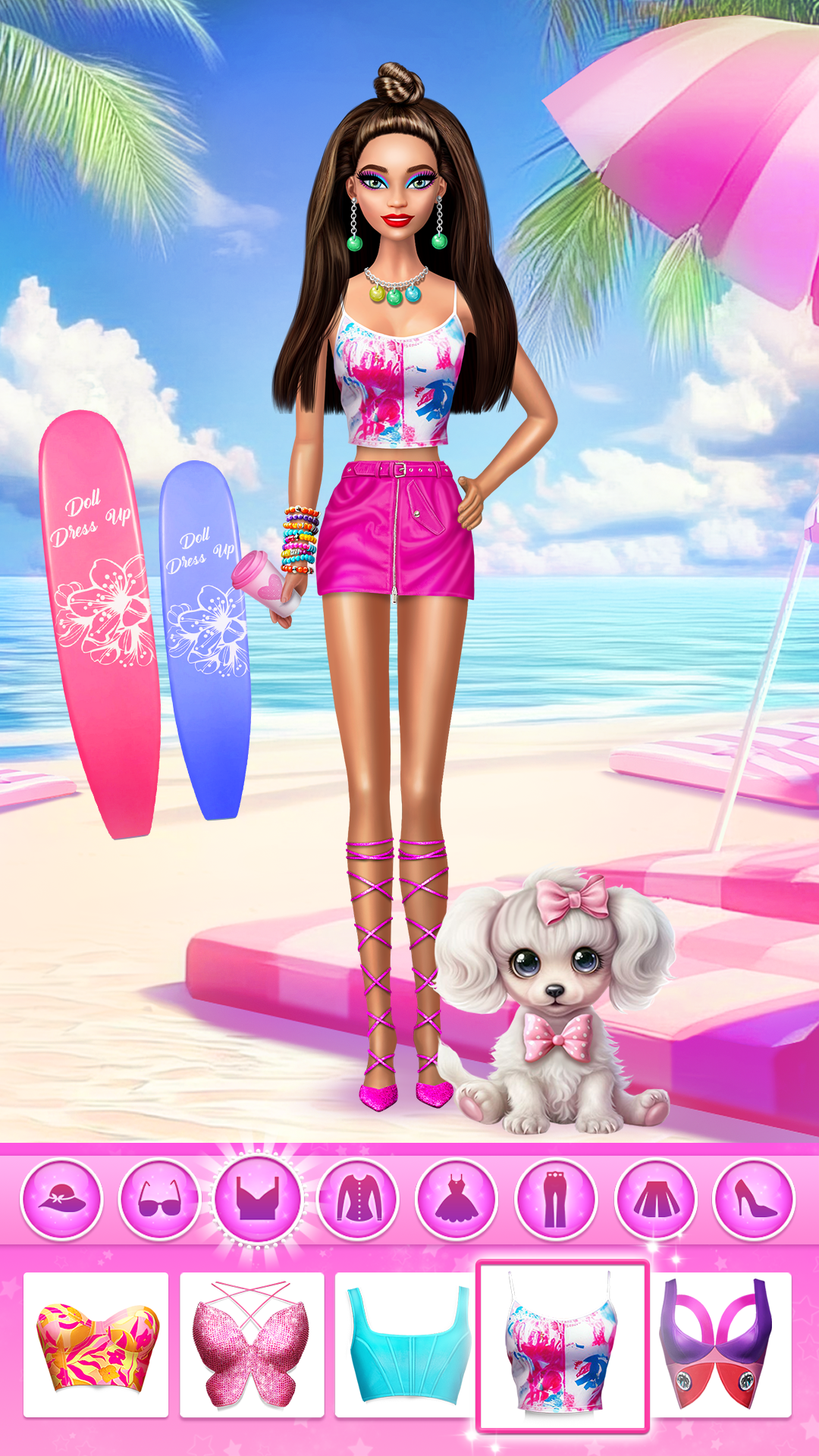 اسکرین شات 6 بازی Doll Dress Up Games For Girls